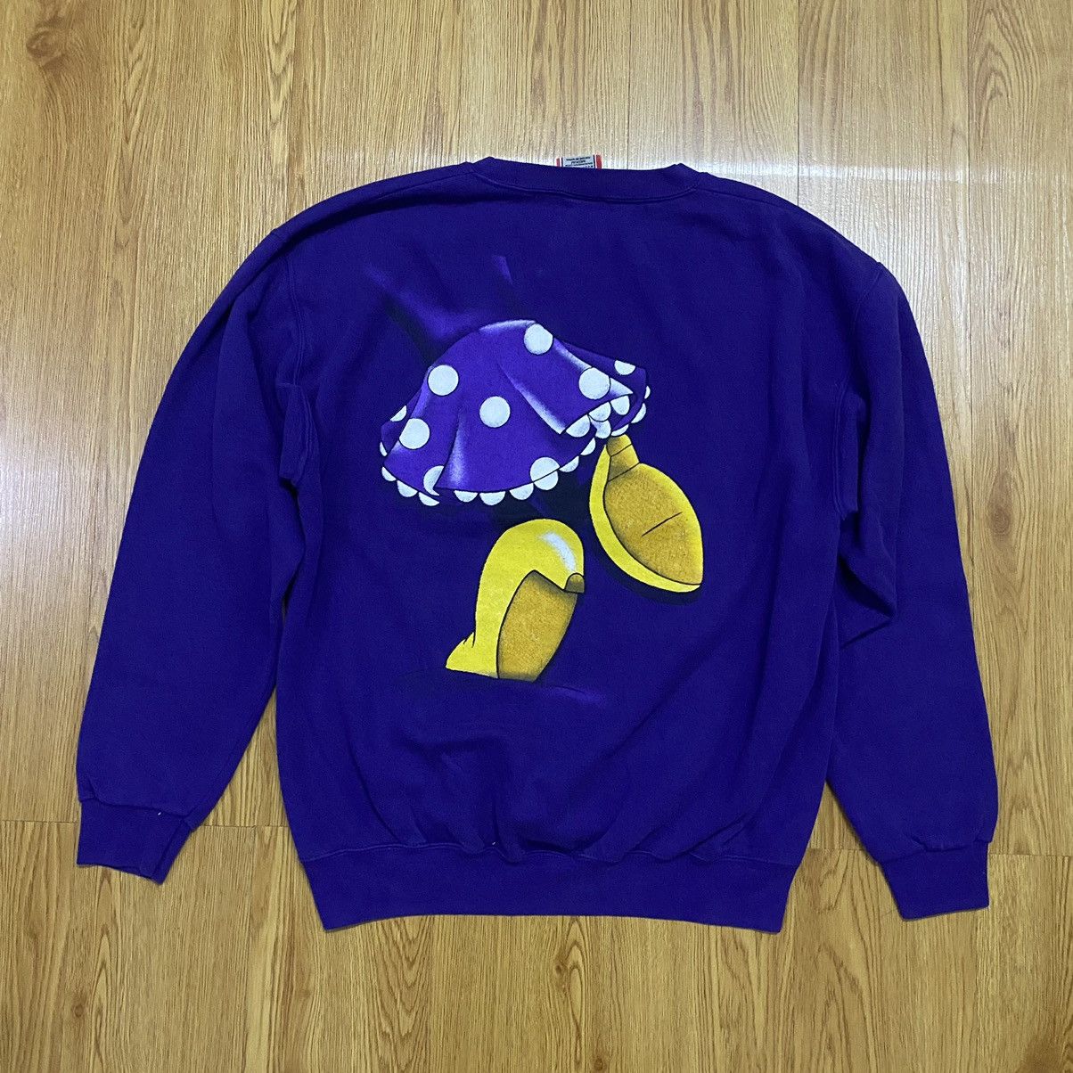 Disney × Mickey Mouse × Vintage Vintage Disney Minnie Mouse Logo Sweatshirt Size M / US 6-8 / IT 42-44 - 2 Thumbnail