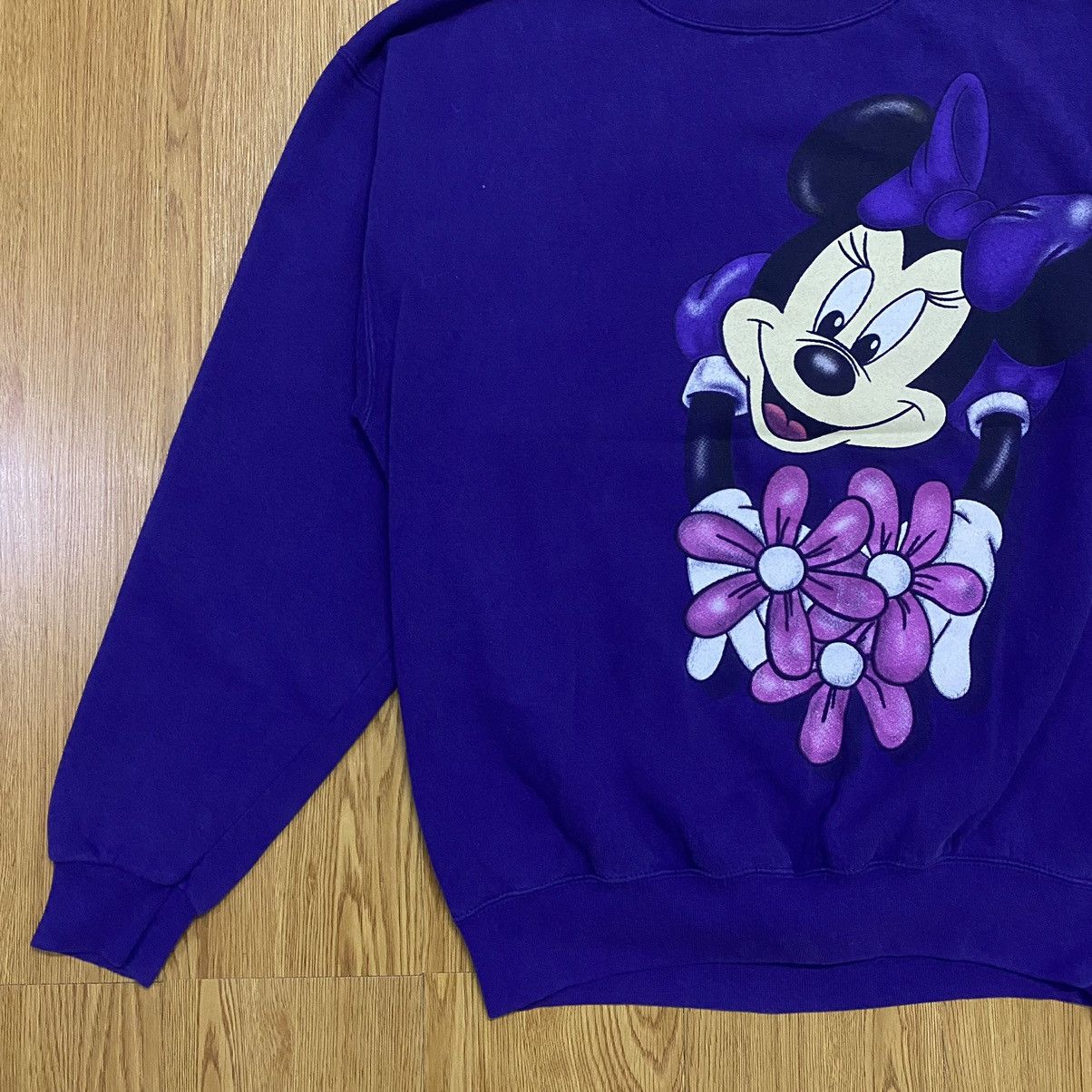 Disney × Mickey Mouse × Vintage Vintage Disney Minnie Mouse Logo Sweatshirt Size M / US 6-8 / IT 42-44 - 4 Thumbnail