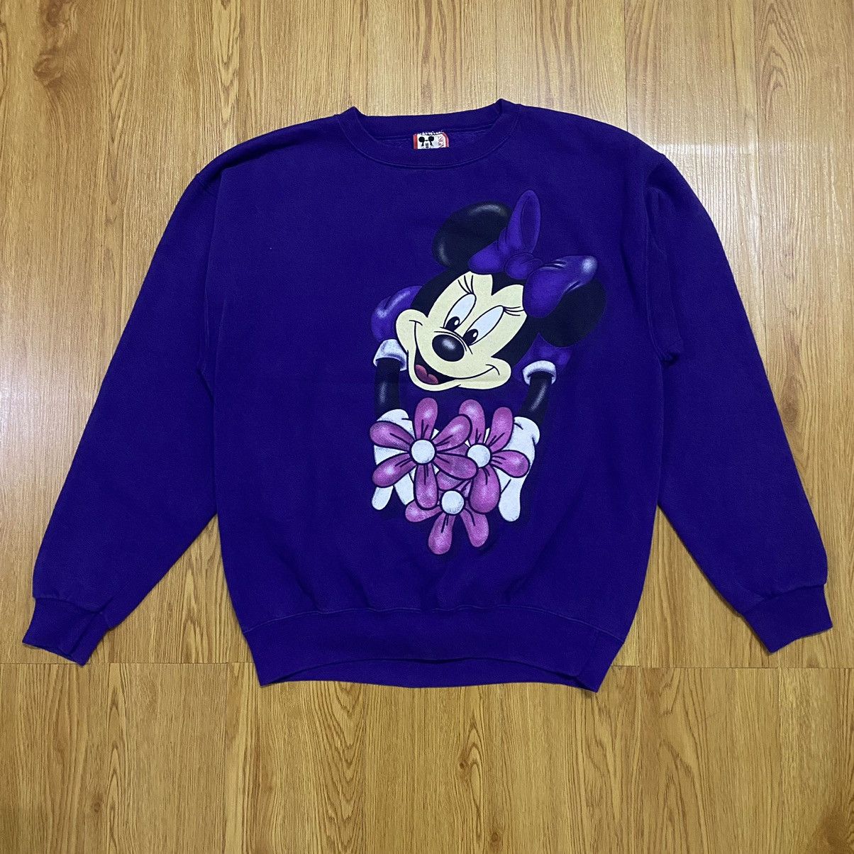 Disney × Mickey Mouse × Vintage Vintage Disney Minnie Mouse Logo Sweatshirt Size M / US 6-8 / IT 42-44 - 1 Thumbnail