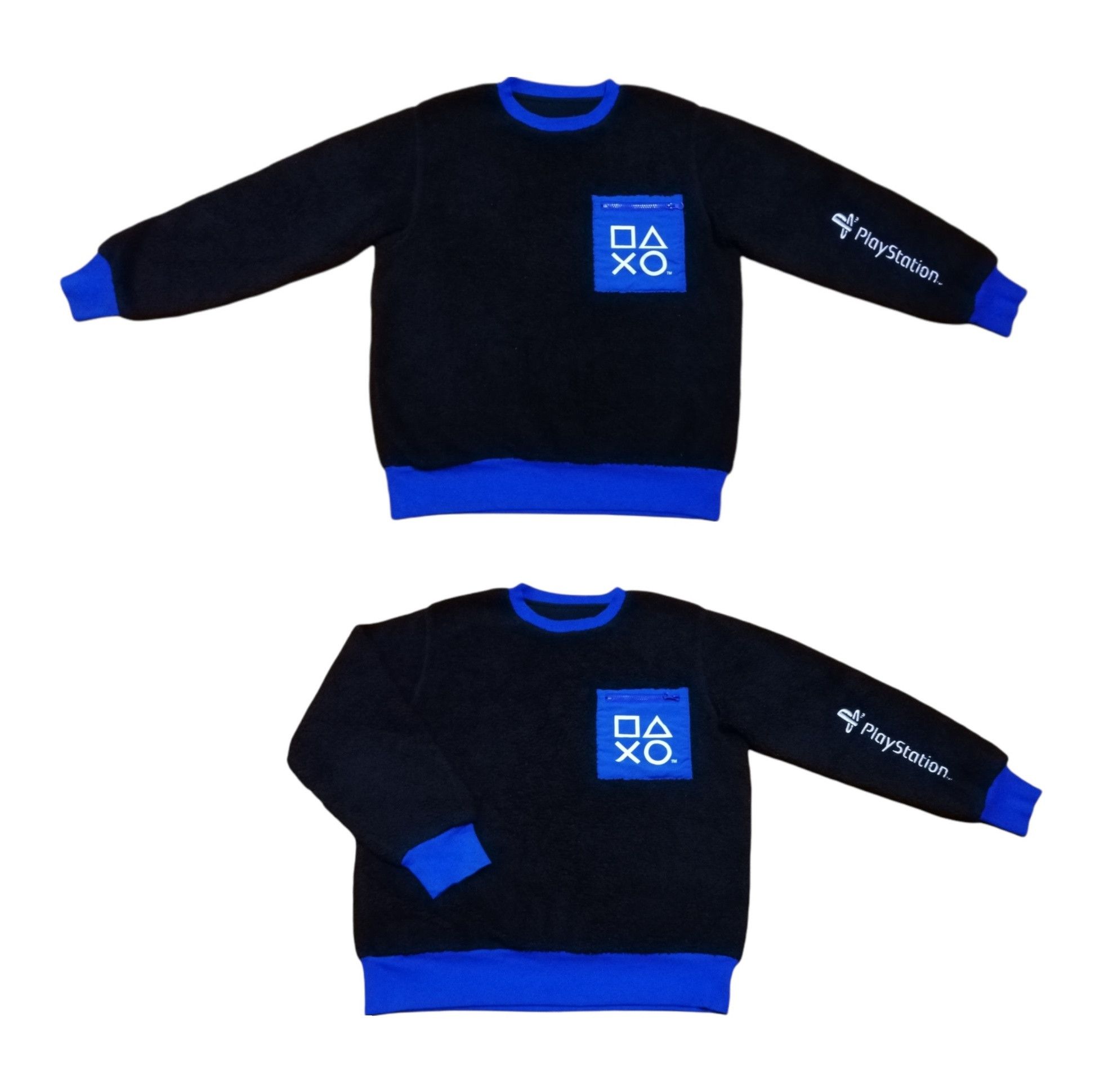 Playstation Japanese Playstation Game Fleece Sweatshirts Size L / US 10 / IT 46 - 1 Thumbnail