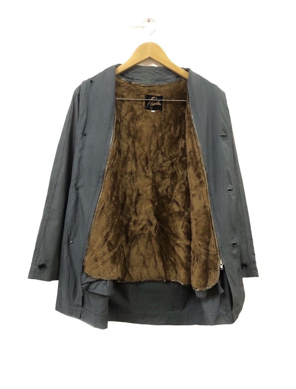 Needles Avant-garde Parka Tartan Needles Linning Sherpa Jacket Size US XS / EU 42 / 0 - 3 Thumbnail