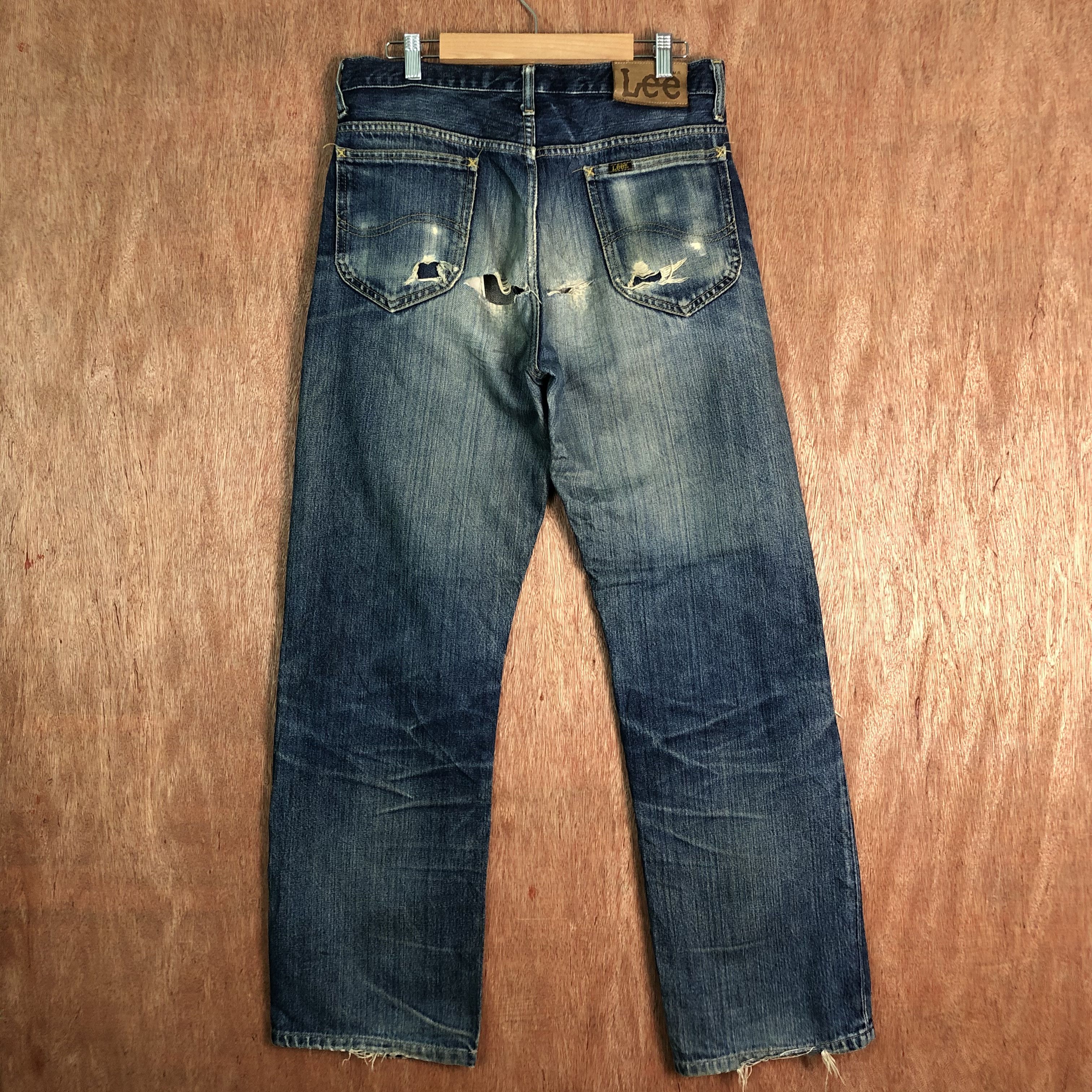 Edwin Lee X Edwin Blue distressed Denim Pants #c091 Size US 31 - 7 Thumbnail