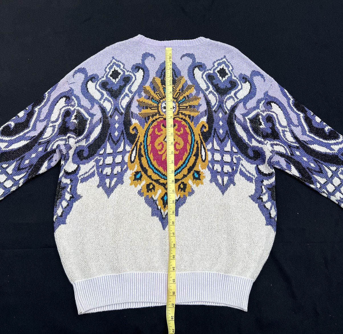 Yoshiyuki Konishi Vintage Ficce Yoshiyuki Konishi Japan Silk Knitwear Sweater Size US L / EU 52-54 / 3 - 5 Thumbnail