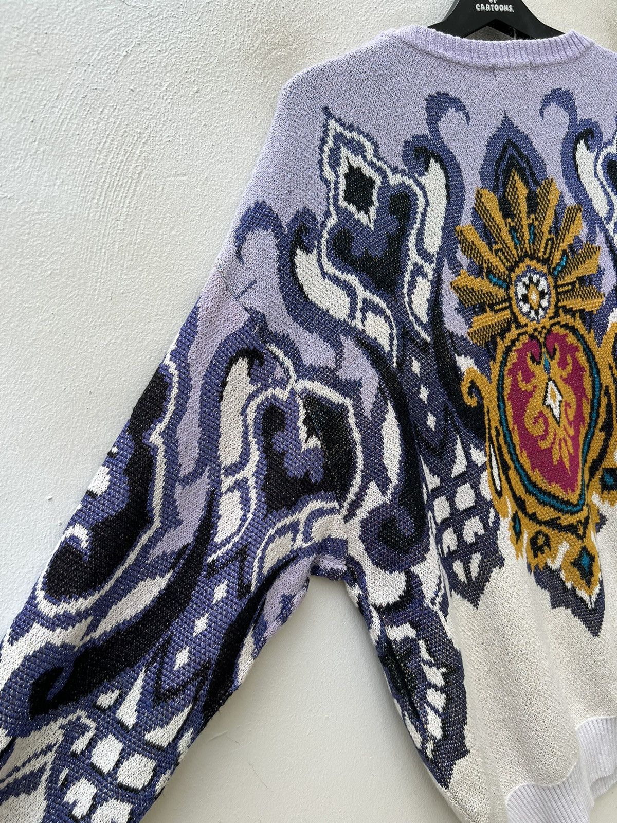 Yoshiyuki Konishi Vintage Ficce Yoshiyuki Konishi Japan Silk Knitwear Sweater Size US L / EU 52-54 / 3 - 18 Thumbnail