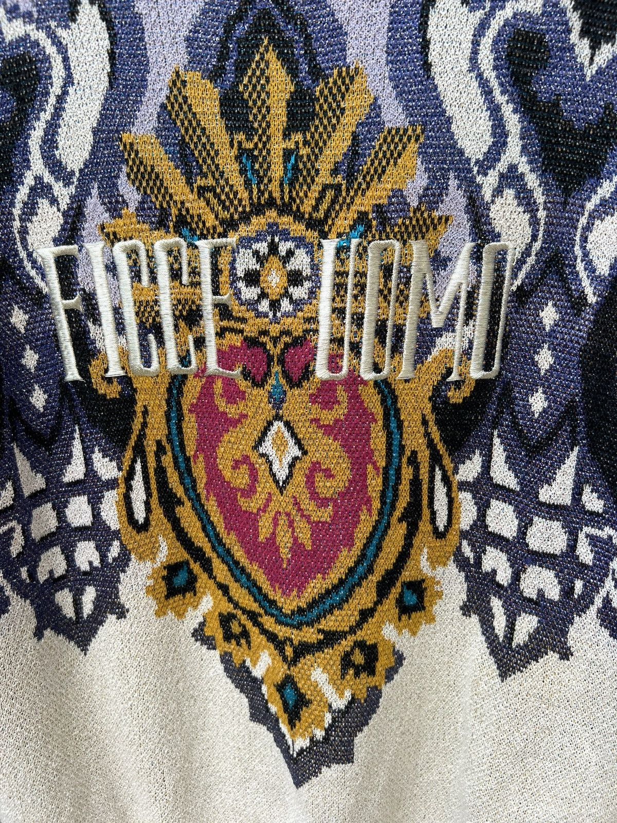 Yoshiyuki Konishi Vintage Ficce Yoshiyuki Konishi Japan Silk Knitwear Sweater Size US L / EU 52-54 / 3 - 8 Thumbnail