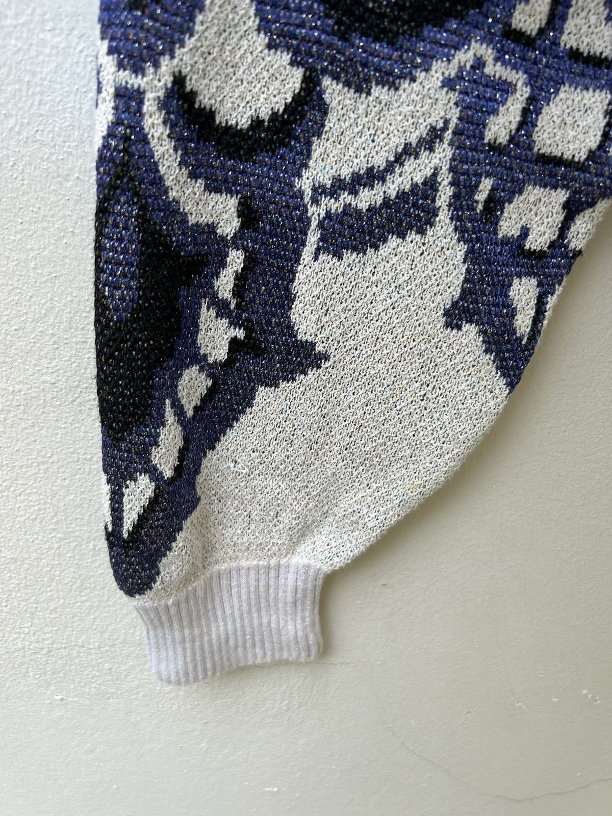Yoshiyuki Konishi Vintage Ficce Yoshiyuki Konishi Japan Silk Knitwear Sweater Size US L / EU 52-54 / 3 - 14 Thumbnail
