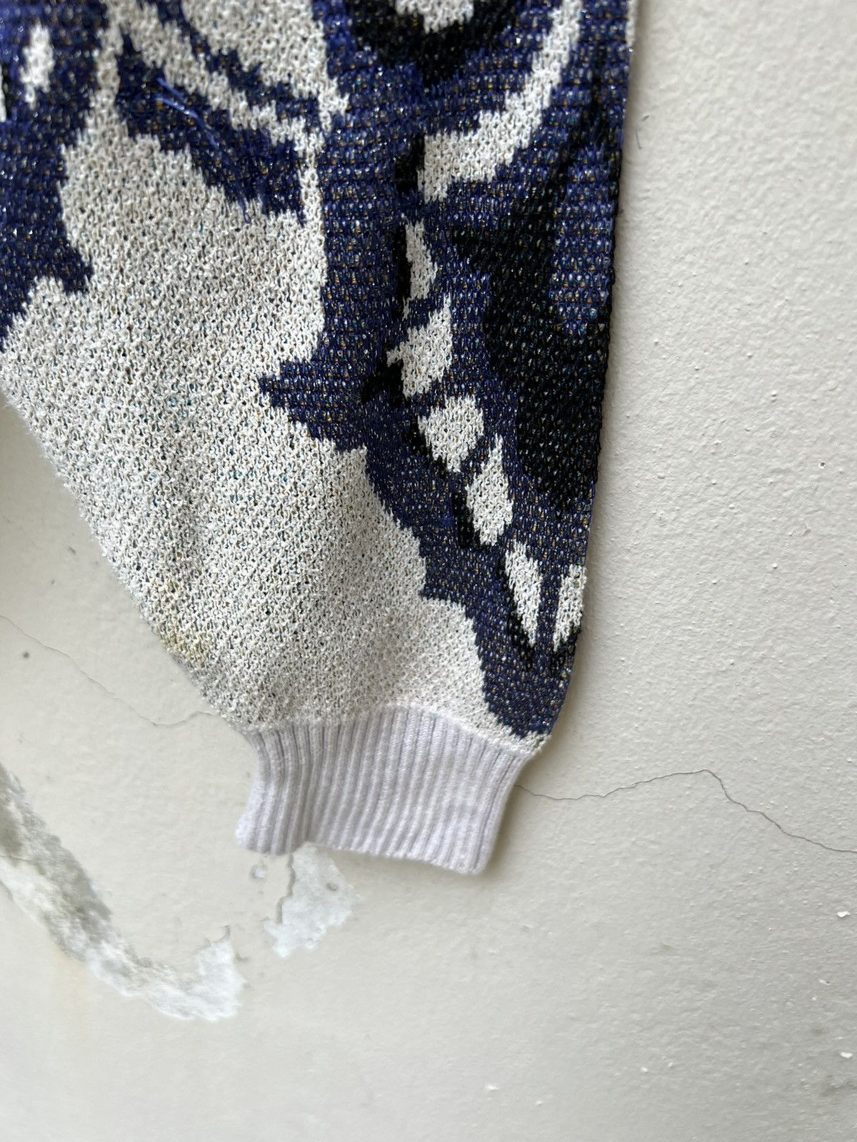 Yoshiyuki Konishi Vintage Ficce Yoshiyuki Konishi Japan Silk Knitwear Sweater Size US L / EU 52-54 / 3 - 11 Thumbnail