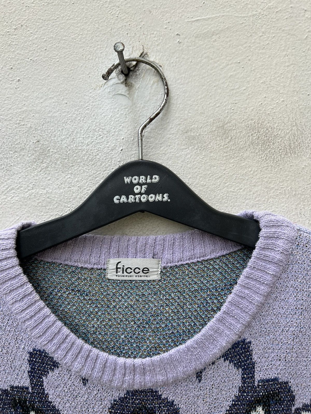 Yoshiyuki Konishi Vintage Ficce Yoshiyuki Konishi Japan Silk Knitwear Sweater Size US L / EU 52-54 / 3 - 9 Thumbnail