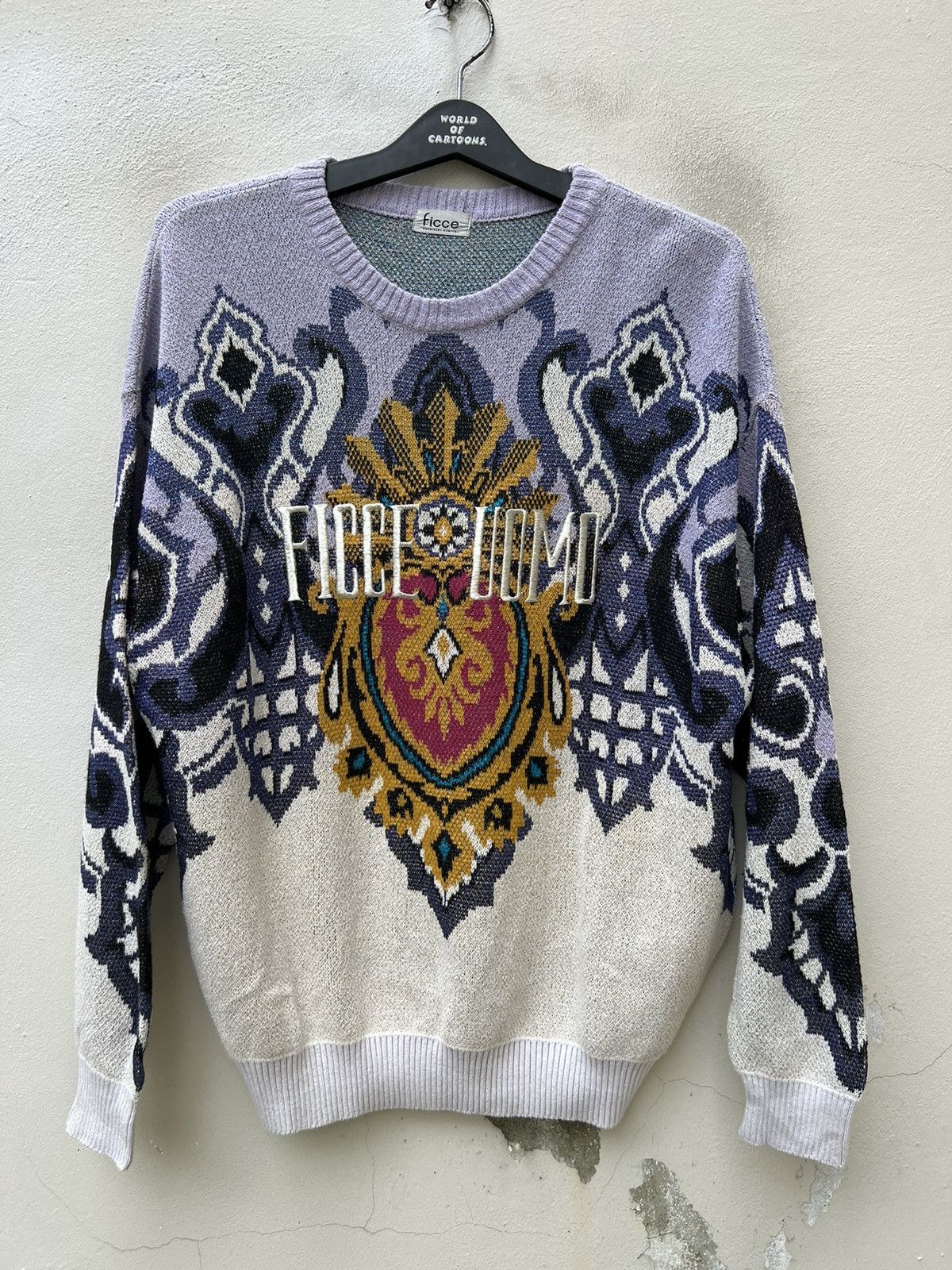Yoshiyuki Konishi Vintage Ficce Yoshiyuki Konishi Japan Silk Knitwear Sweater Size US L / EU 52-54 / 3 - 6 Thumbnail