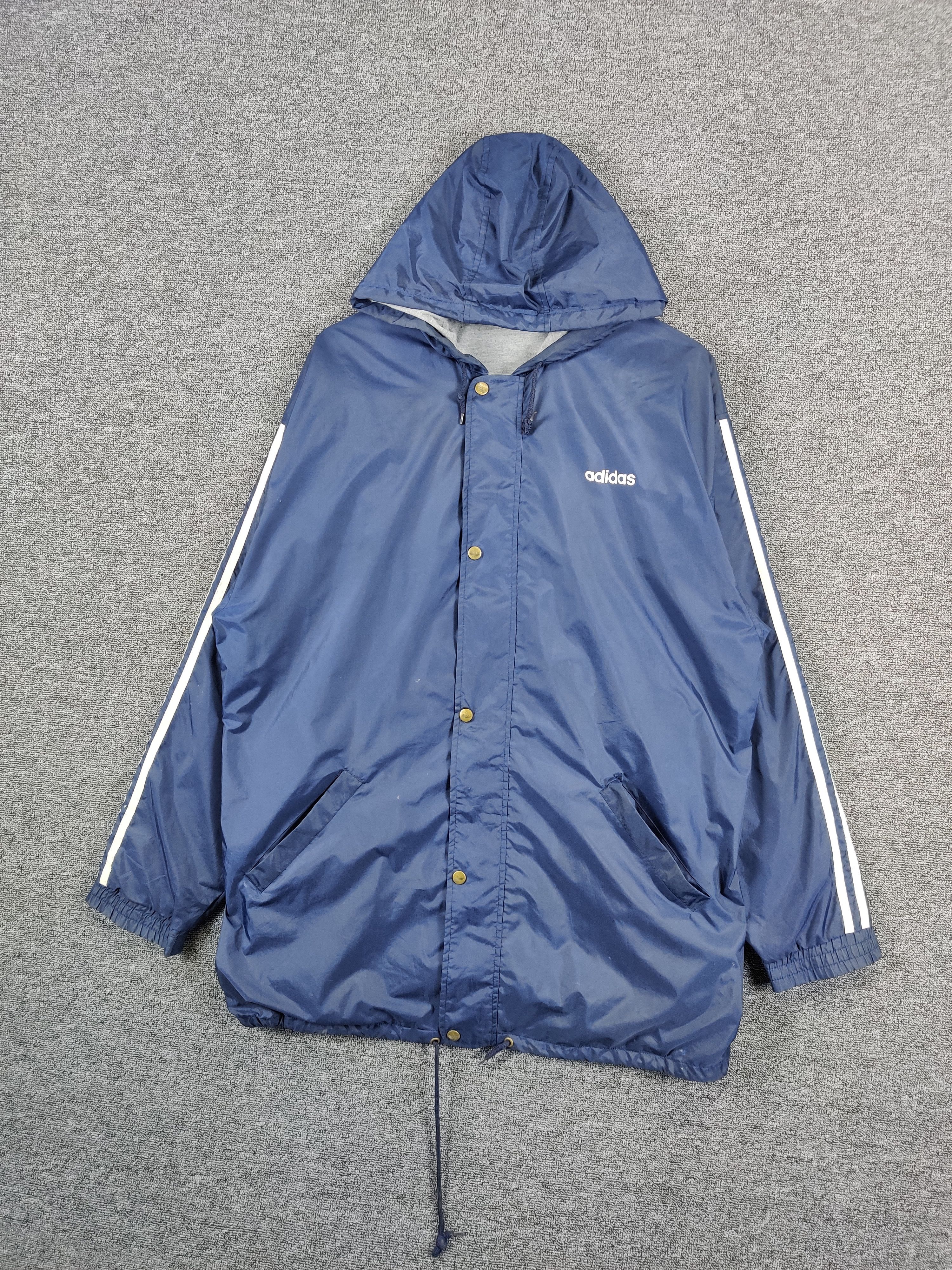 Adidas Vintage Adidas Coach Hoodie Jacket Size US M / EU 48-50 / 2 - 2 Thumbnail