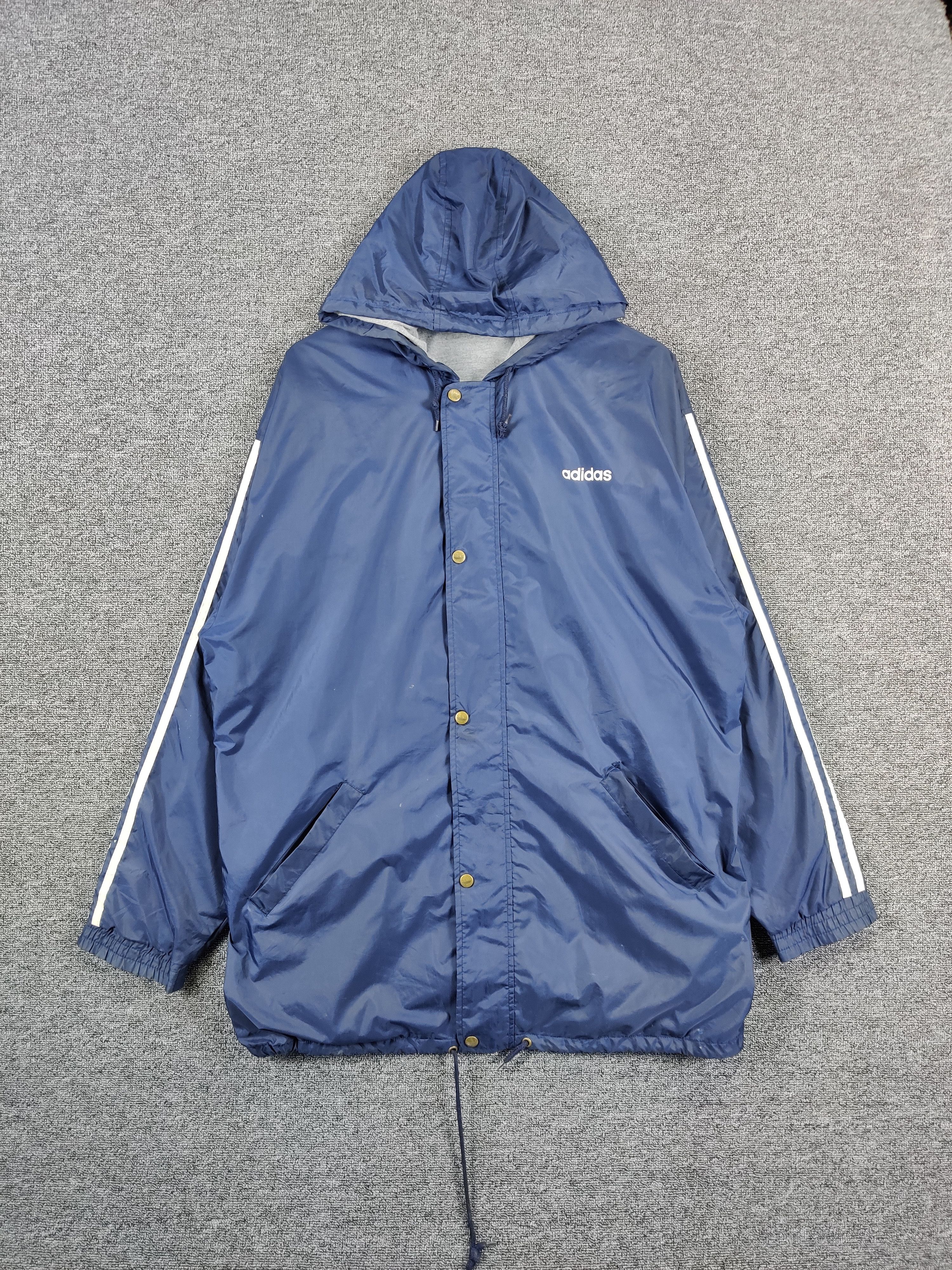 Adidas Vintage Adidas Coach Hoodie Jacket Size US M / EU 48-50 / 2 - 1 Thumbnail