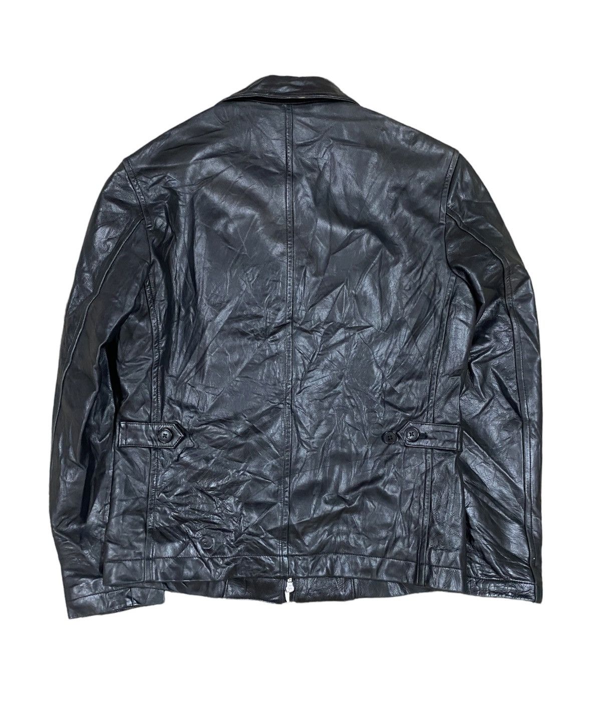 Burberry Authentic🔥Burberry Blue Label Soft Leather Bikers Jacket Size US M / EU 48-50 / 2 - 2 Thumbnail