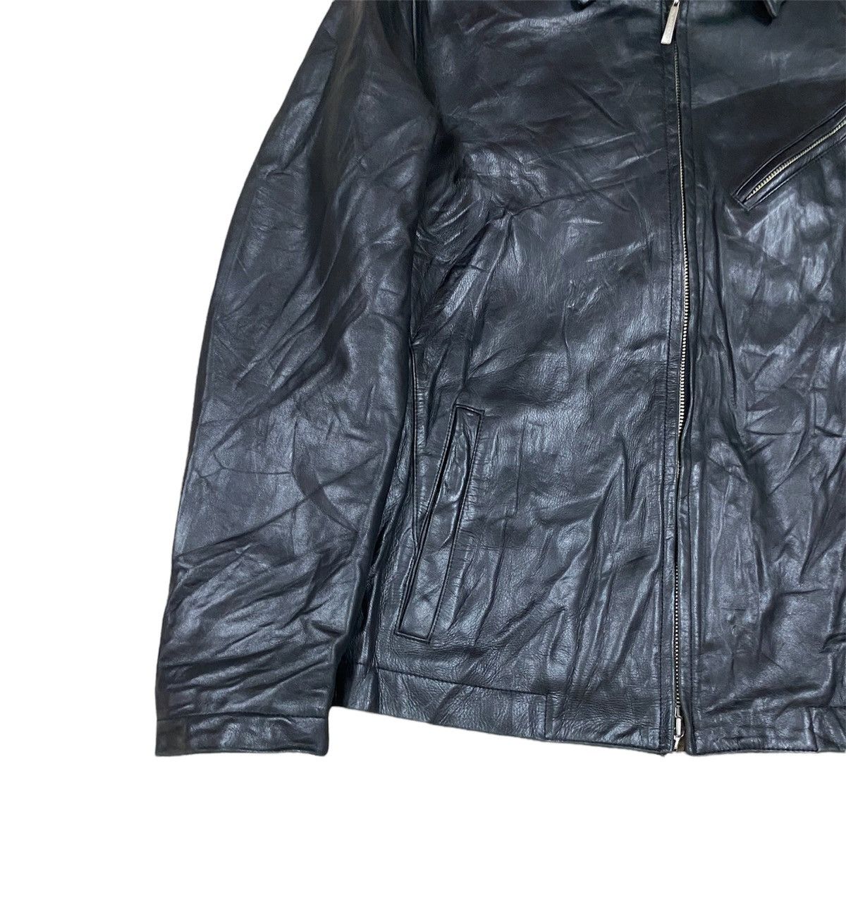 Burberry Authentic🔥Burberry Blue Label Soft Leather Bikers Jacket Size US M / EU 48-50 / 2 - 7 Thumbnail
