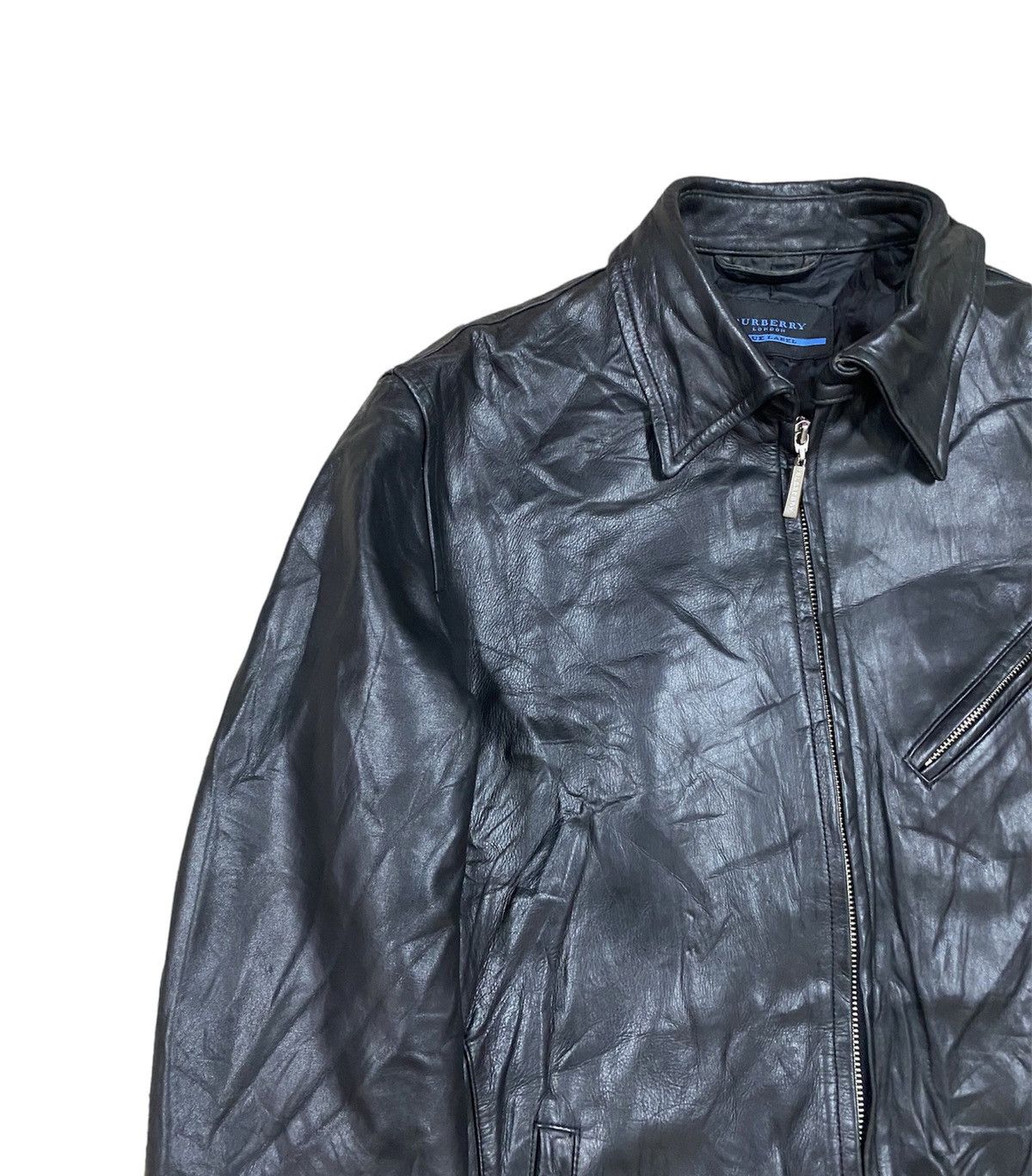 Burberry Authentic🔥Burberry Blue Label Soft Leather Bikers Jacket Size US M / EU 48-50 / 2 - 5 Thumbnail