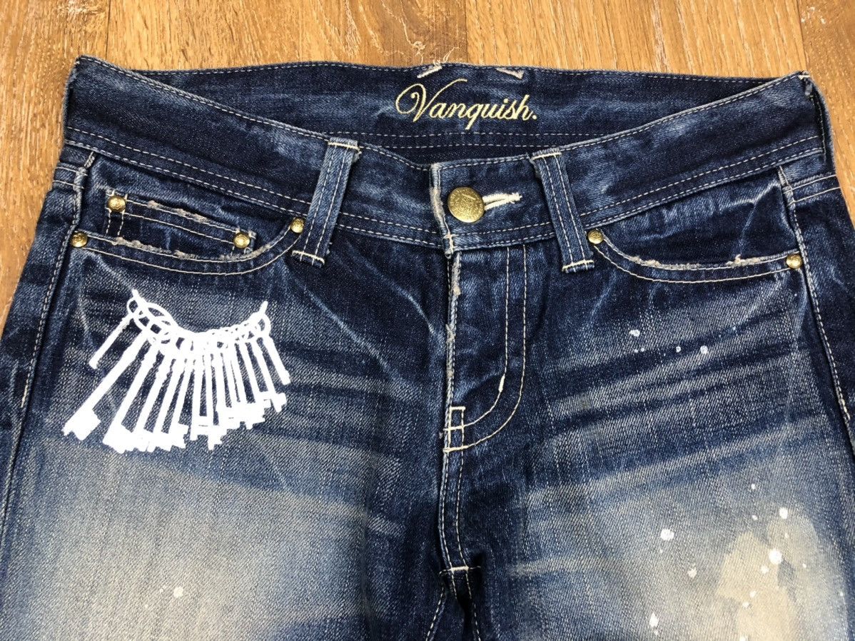 Vanquish Rare Design Vanquish Gold Jeans Size US 31 - 3 Thumbnail