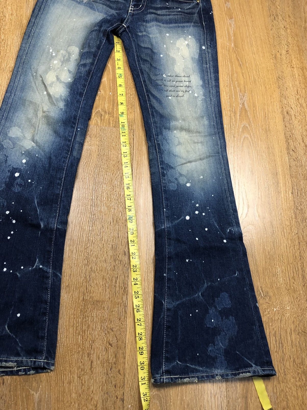 Vanquish Rare Design Vanquish Gold Jeans Size US 31 - 14 Thumbnail