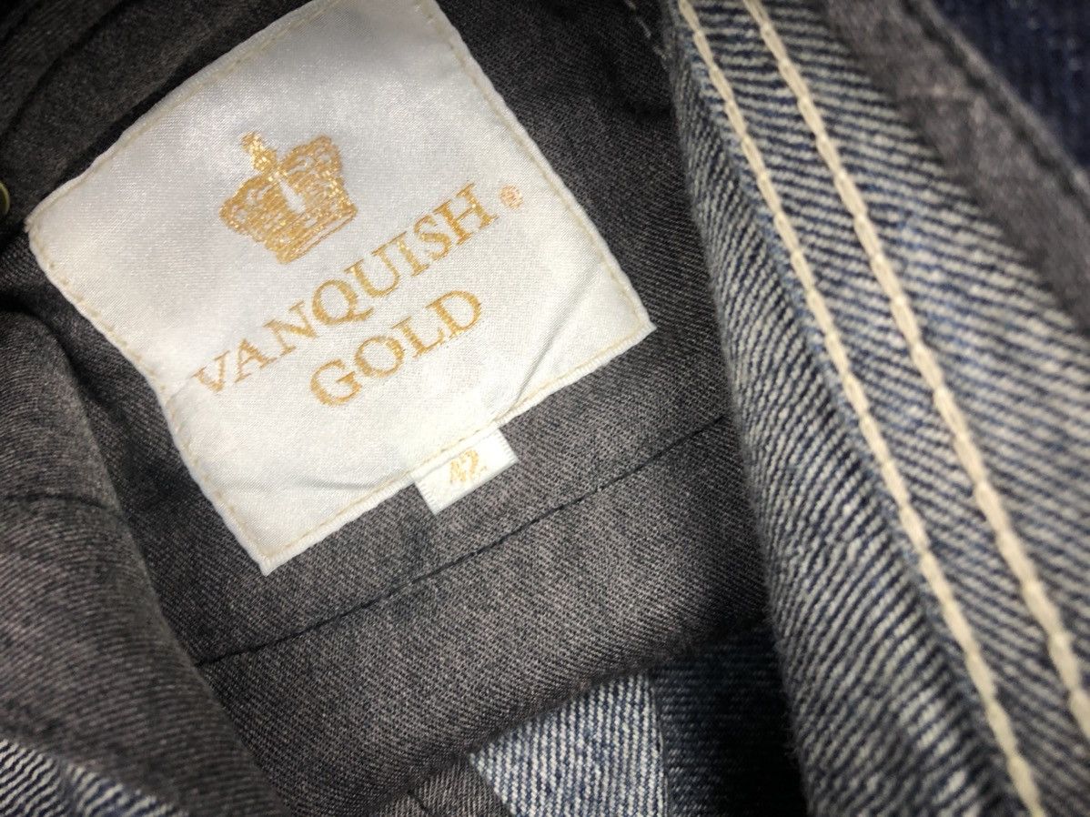 Vanquish Rare Design Vanquish Gold Jeans Size US 31 - 7 Thumbnail