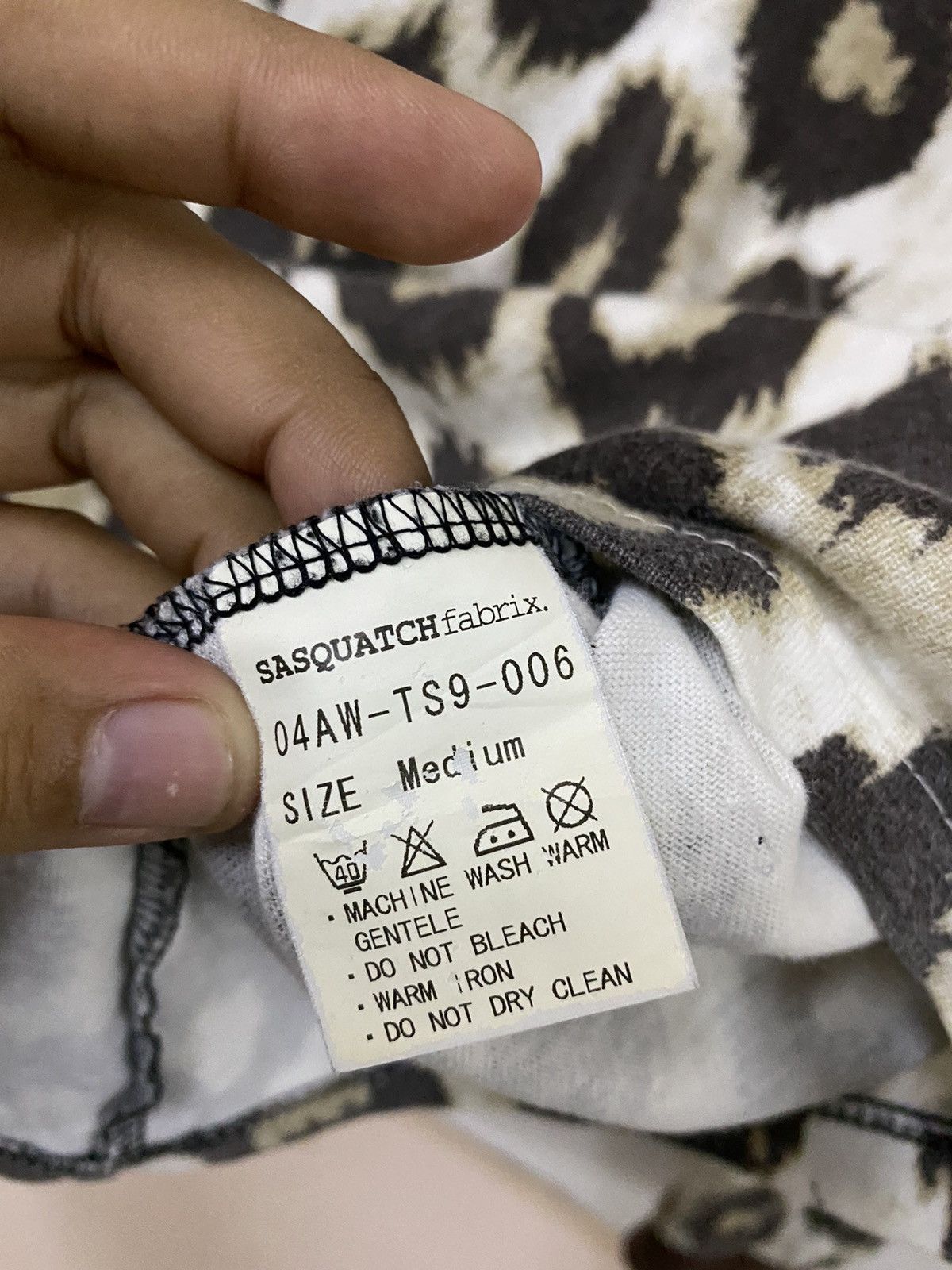 Sasquatchfabrix Vtg Sasquatchfabrix.Leapord Print Ls Shirt Size US M / EU 48-50 / 2 - 15 Thumbnail