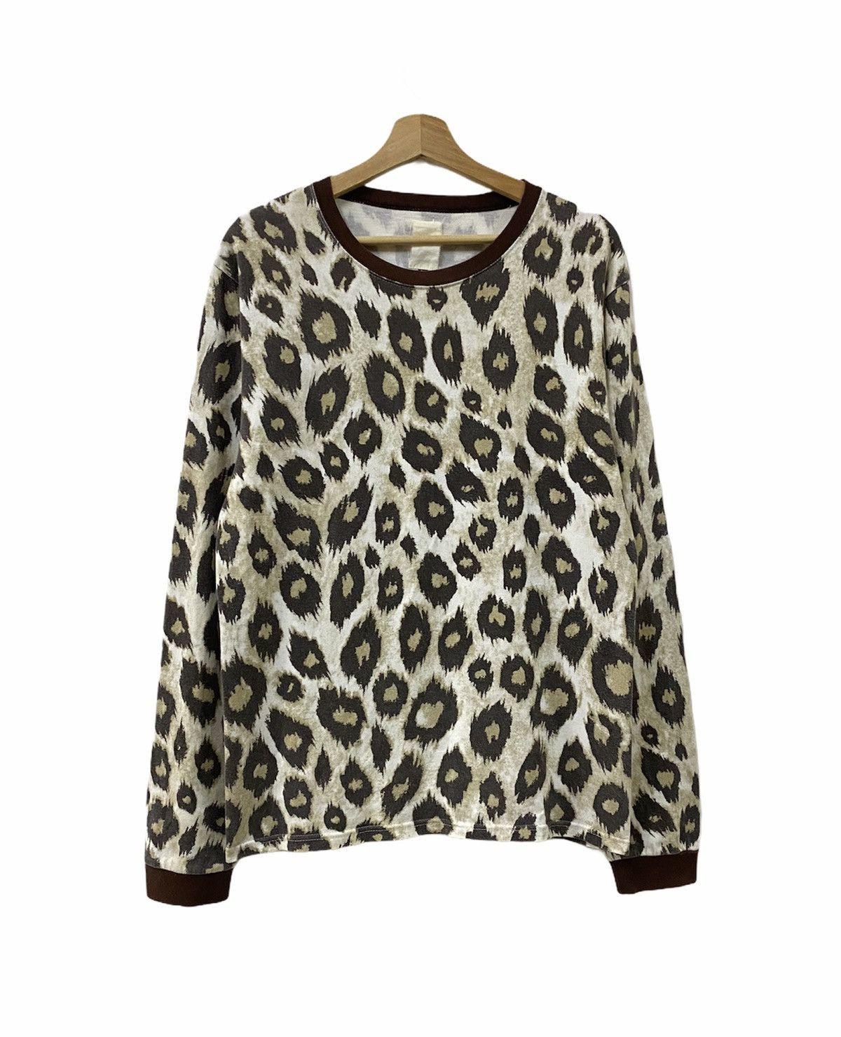 Sasquatchfabrix Vtg Sasquatchfabrix.Leapord Print Ls Shirt Size US M / EU 48-50 / 2 - 1 Thumbnail