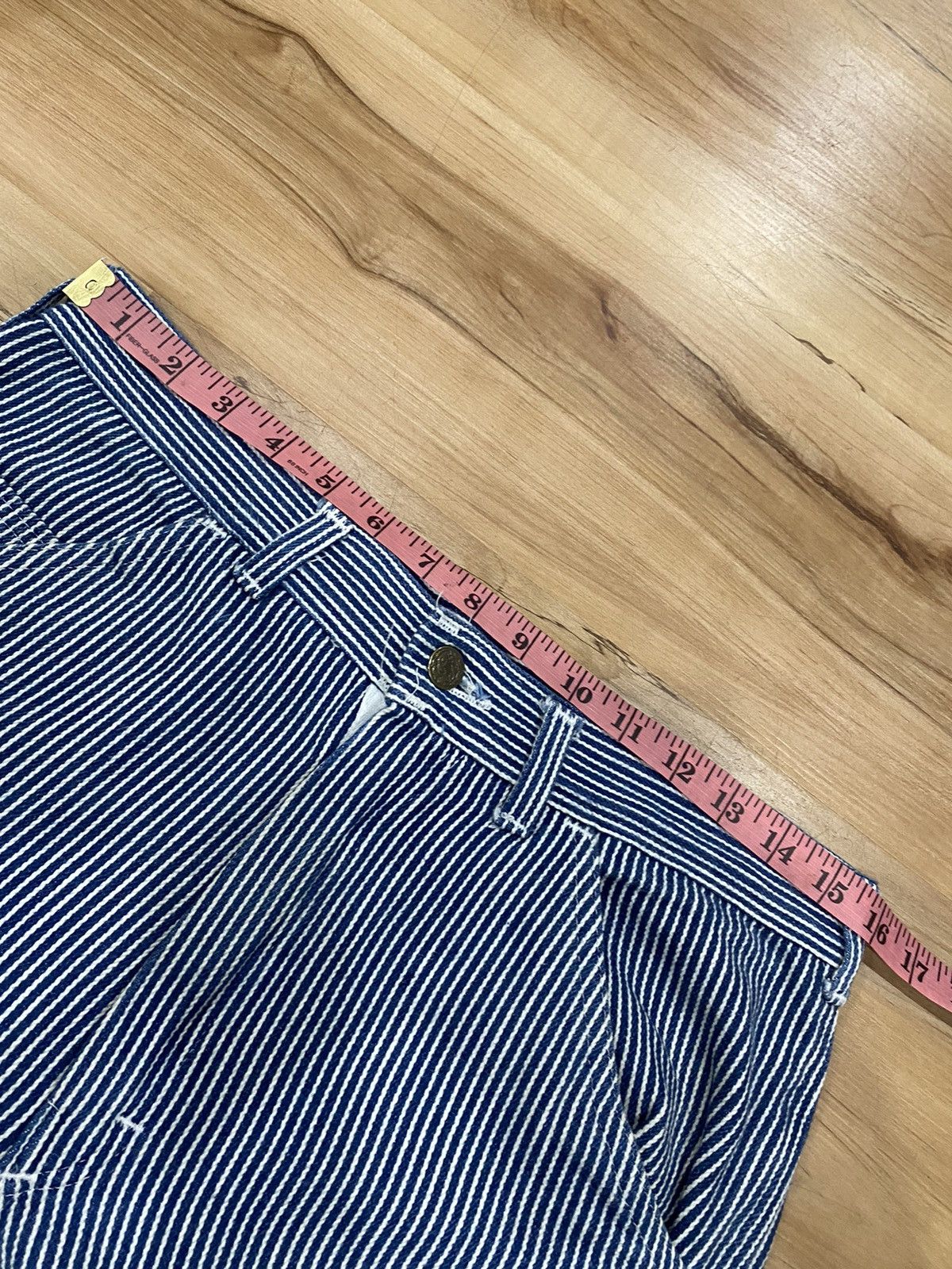 Stan Ray × Vintage Vintage 80 Stand ray painter pants hickory stripe pants Size US 32 / EU 48 - 3 Thumbnail
