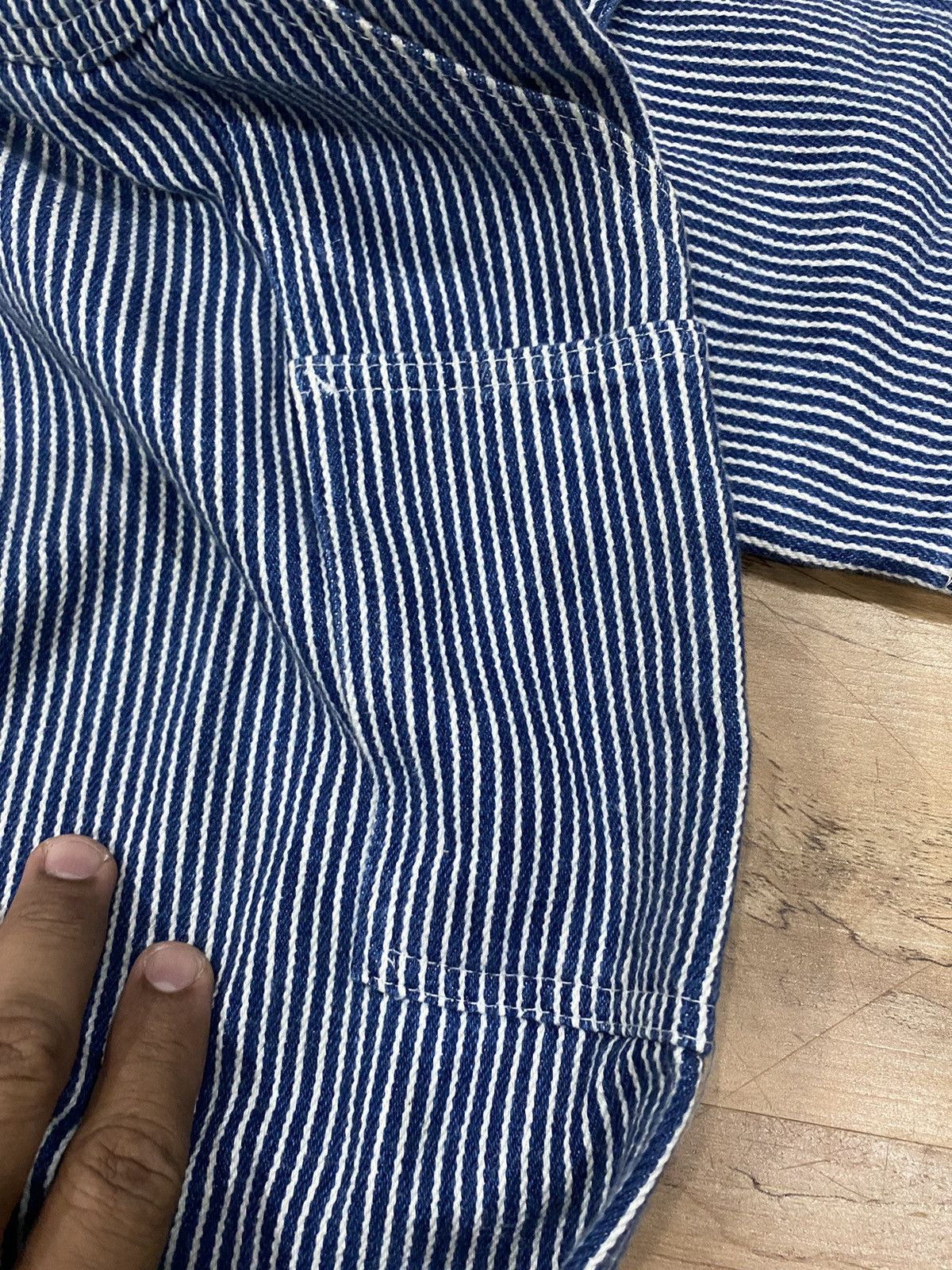 Stan Ray × Vintage Vintage 80 Stand ray painter pants hickory stripe pants Size US 32 / EU 48 - 10 Thumbnail
