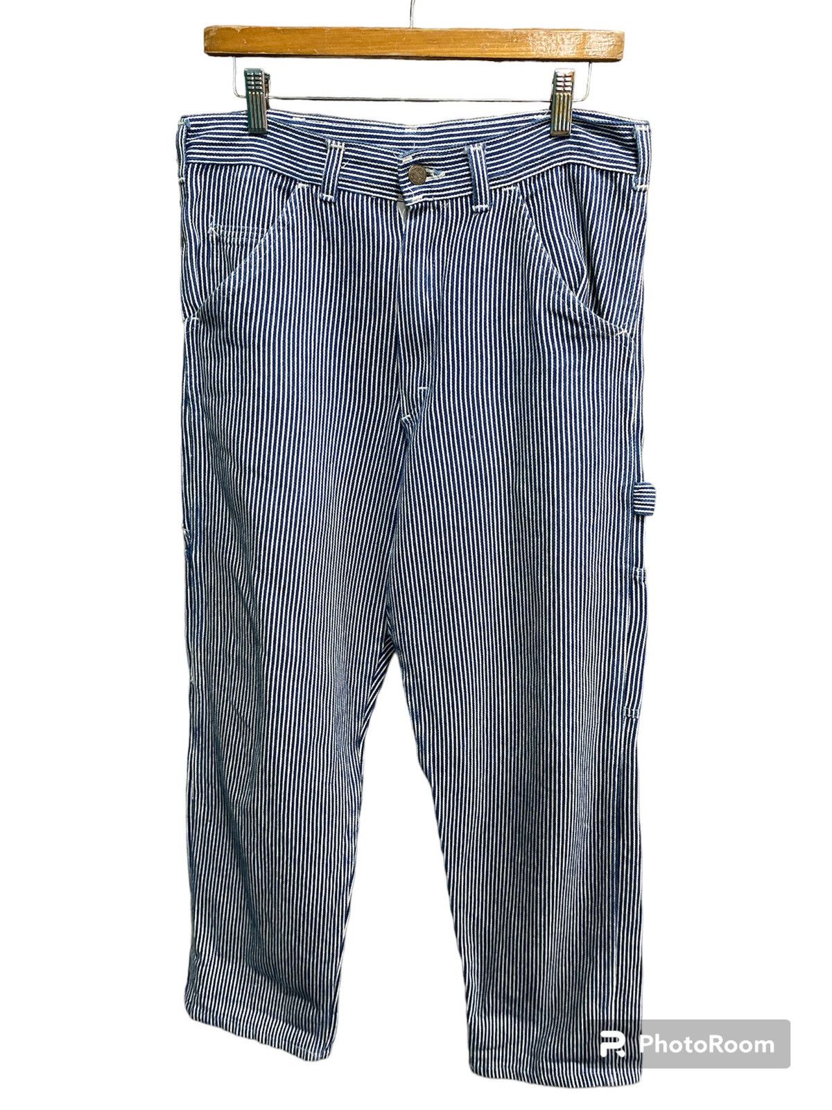 Stan Ray × Vintage Vintage 80 Stand ray painter pants hickory stripe pants Size US 32 / EU 48 - 2 Thumbnail