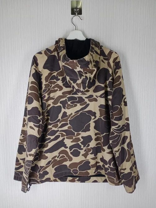 Vans Rare Vintage Vans Duck Camo Half Zipper Anorak Jacket Size US L / EU 52-54 / 3 - 10 Thumbnail