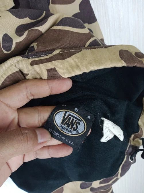 Vans Rare Vintage Vans Duck Camo Half Zipper Anorak Jacket Size US L / EU 52-54 / 3 - 5 Thumbnail