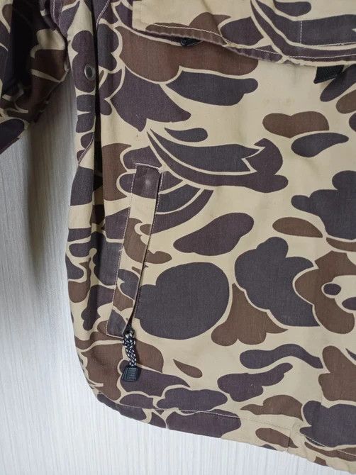 Vans Rare Vintage Vans Duck Camo Half Zipper Anorak Jacket Size US L / EU 52-54 / 3 - 8 Thumbnail