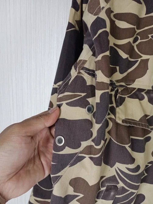Vans Rare Vintage Vans Duck Camo Half Zipper Anorak Jacket Size US L / EU 52-54 / 3 - 3 Thumbnail