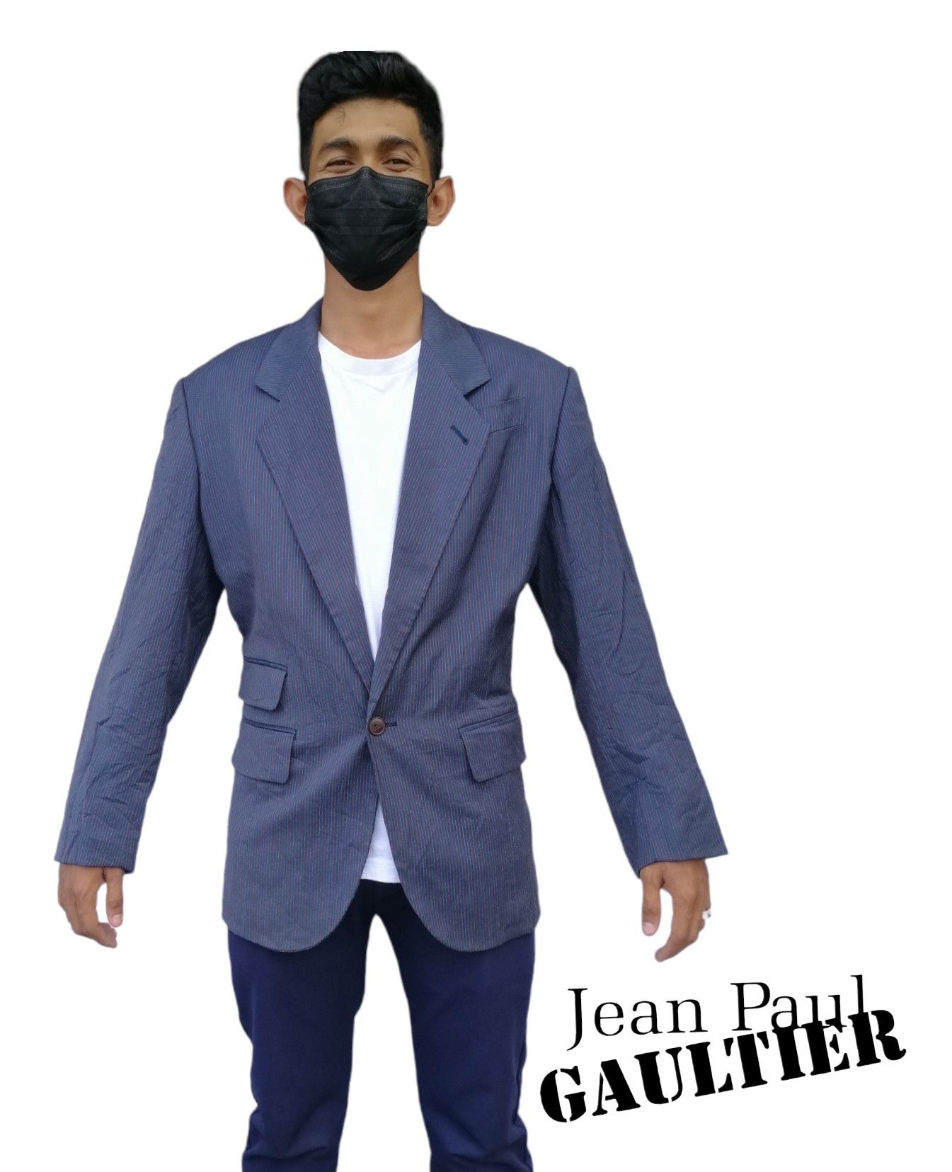 Jean Paul Gaultier Vintage Jean Paul Gaultier Homme Blazer Jacket Size US S / EU 44-46 / 1 - 1 Thumbnail