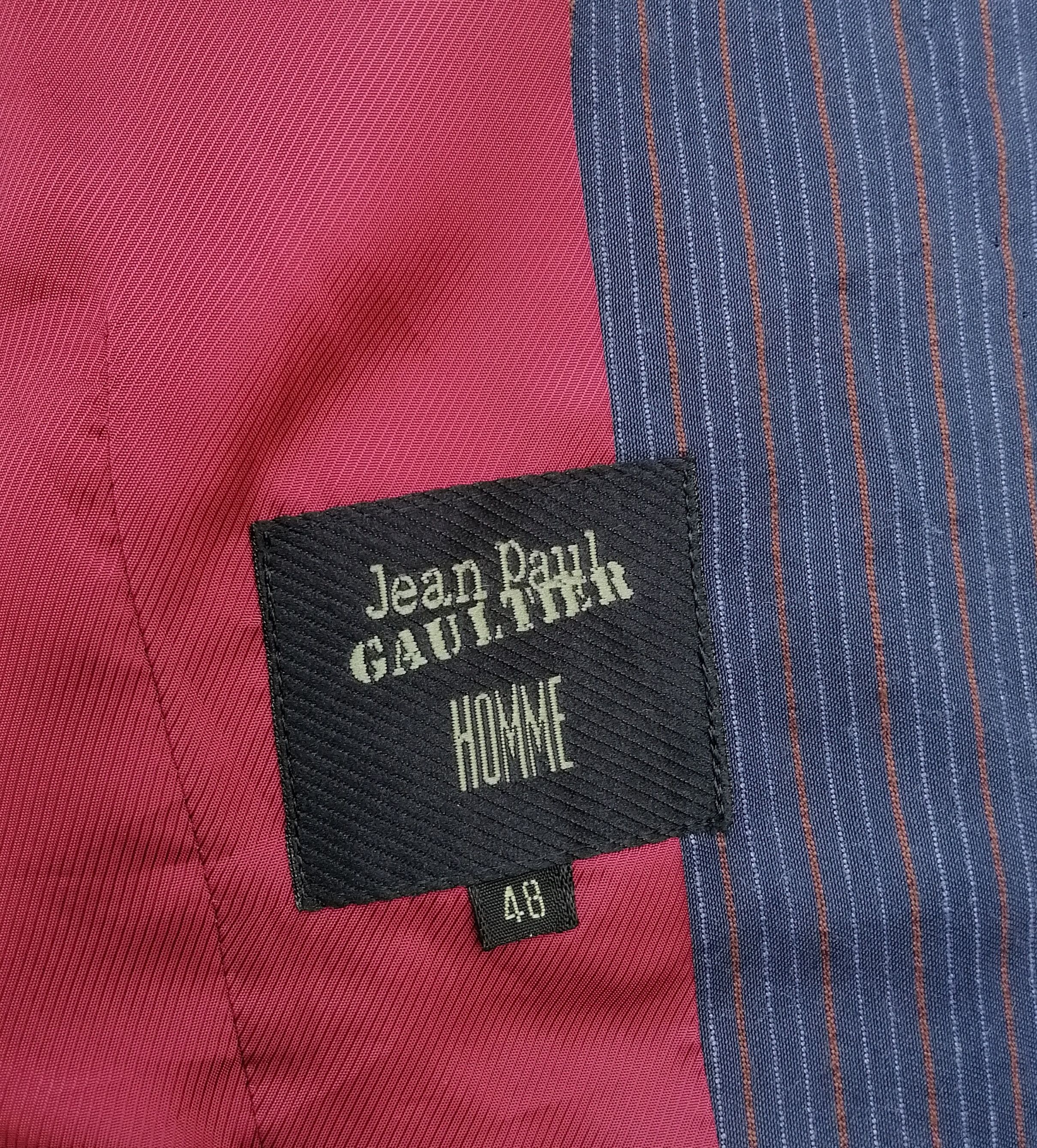Jean Paul Gaultier Vintage Jean Paul Gaultier Homme Blazer Jacket Size US S / EU 44-46 / 1 - 12 Thumbnail