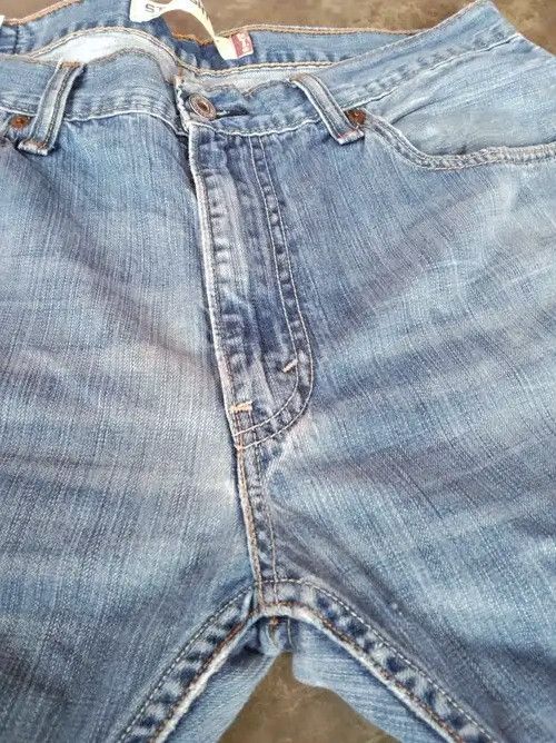 Jean × Levi's × Vintage Vintage Levi's Jeans 505 Light Wash Distressed Denim 34x30 Size US 34 / EU 50 - 6 Thumbnail