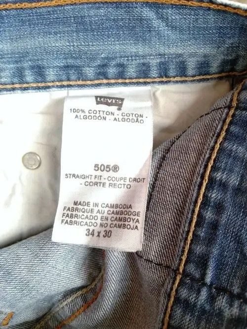 Jean × Levi's × Vintage Vintage Levi's Jeans 505 Light Wash Distressed Denim 34x30 Size US 34 / EU 50 - 8 Thumbnail