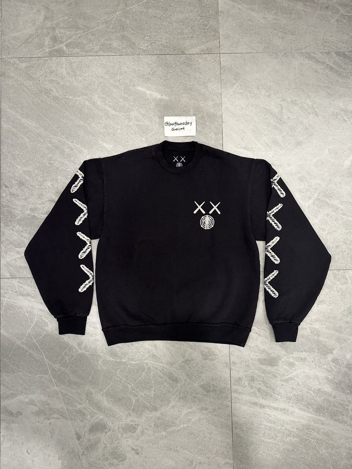 Kaws × Kid Cudi KAWS x Kid Cudi Moon Man Crewneck Black Small 