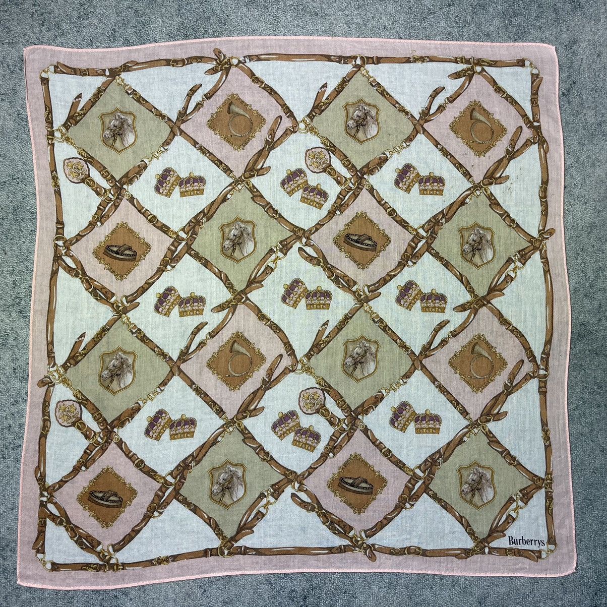 Burberry Vintage Burberry Scarf Bandana Handkerchief Neckerchief Size ONE SIZE - 6 Thumbnail