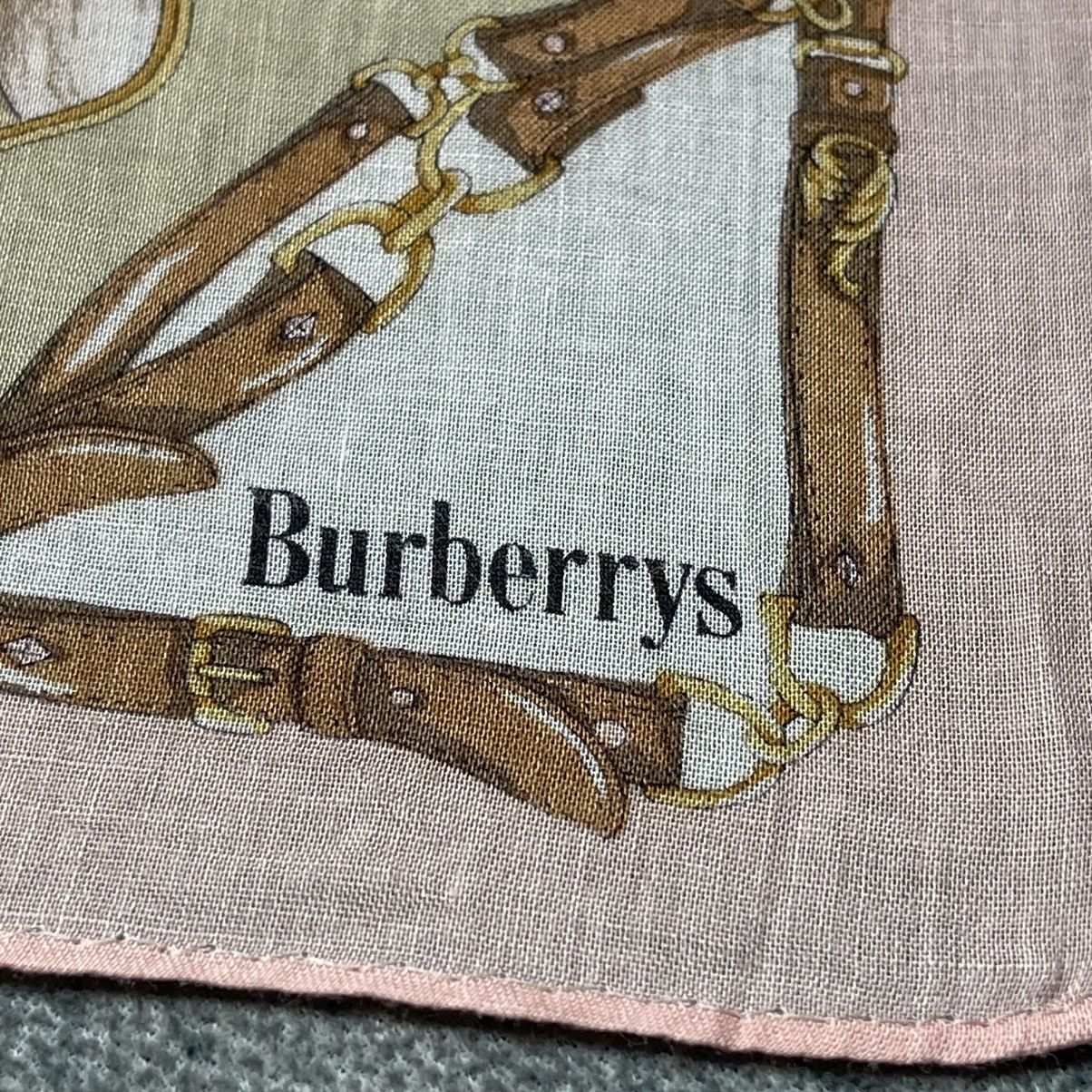 Burberry Vintage Burberry Scarf Bandana Handkerchief Neckerchief Size ONE SIZE - 2 Thumbnail
