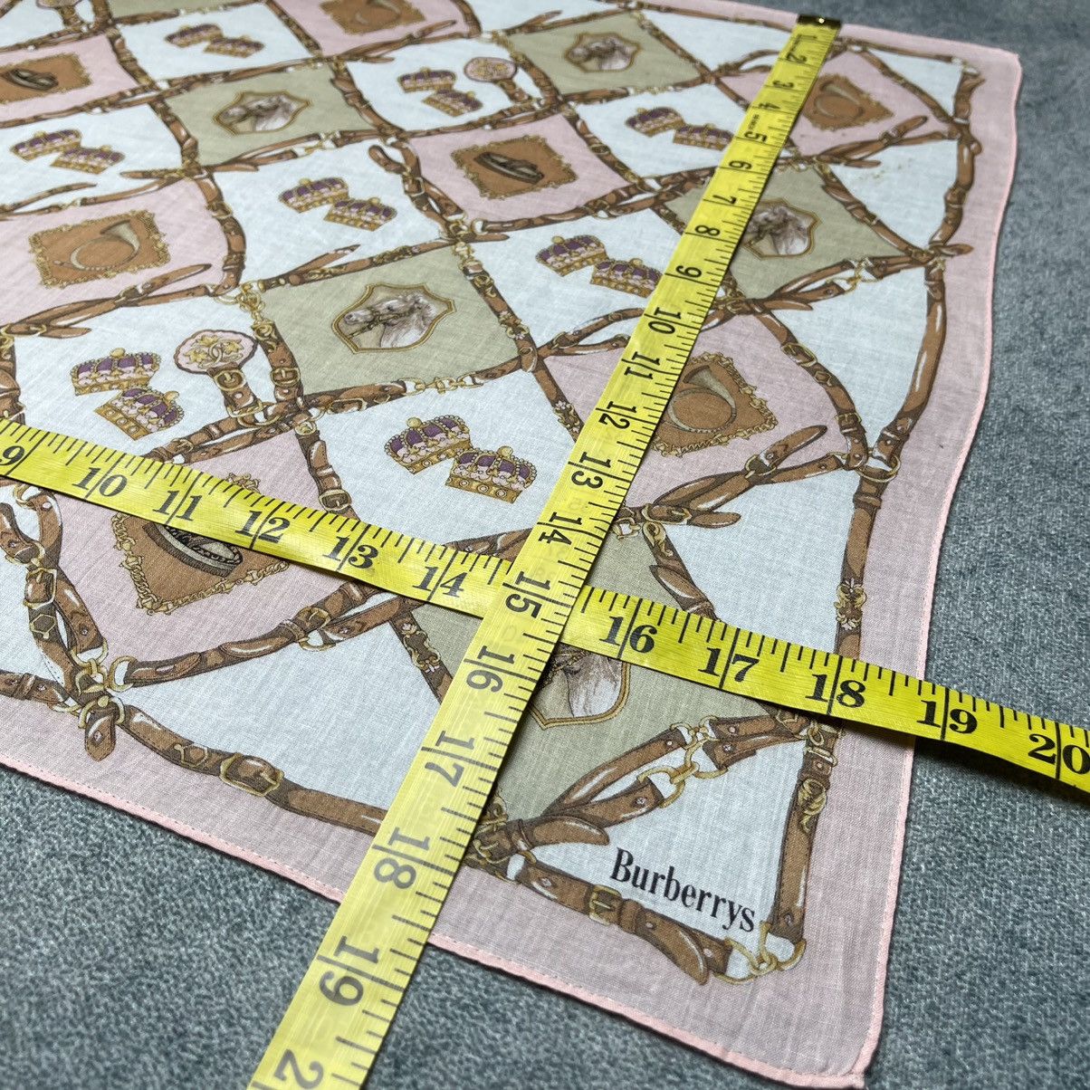 Burberry Vintage Burberry Scarf Bandana Handkerchief Neckerchief Size ONE SIZE - 7 Thumbnail