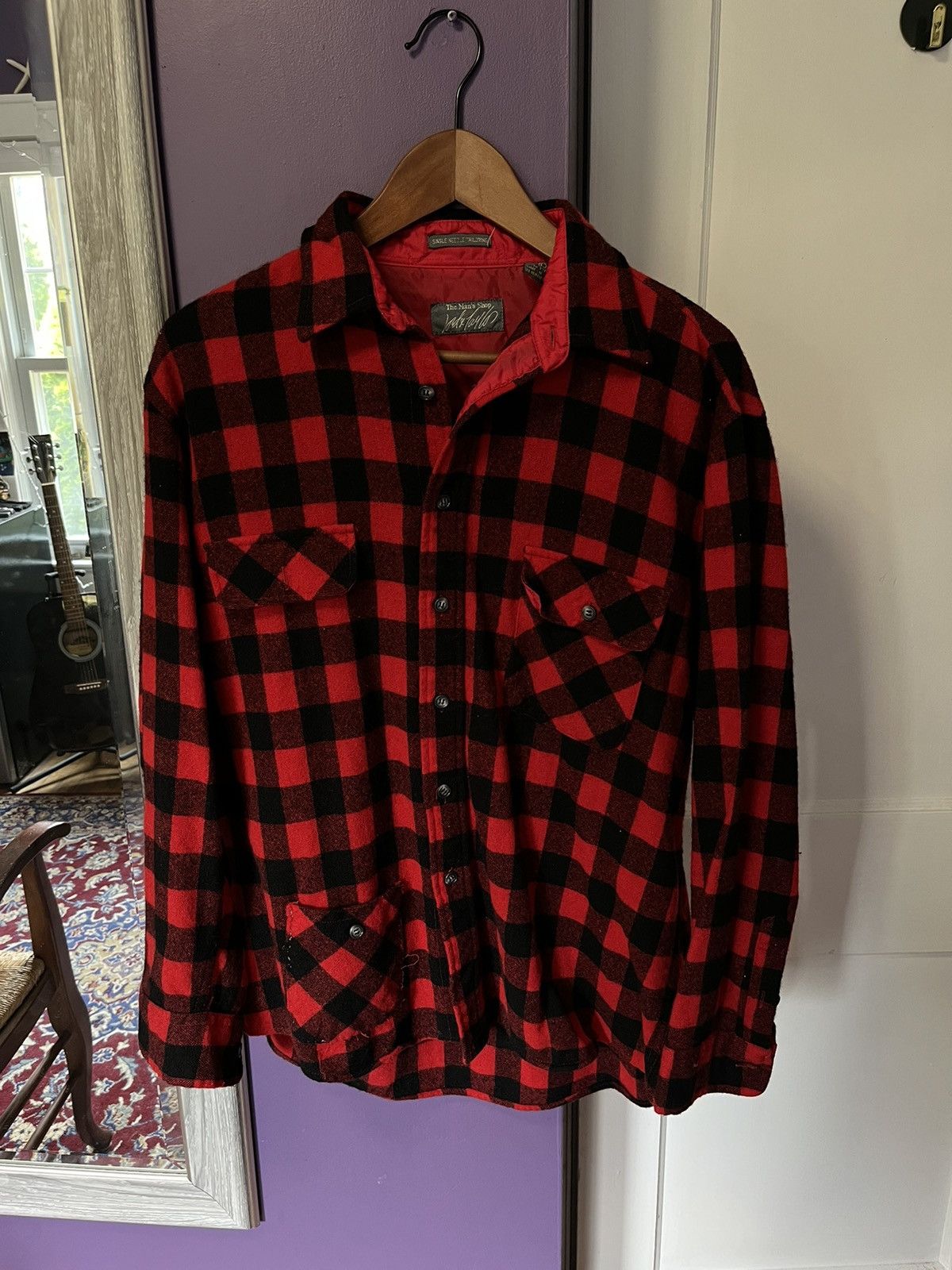Vintage 1950s Red Flannel Custom tailored