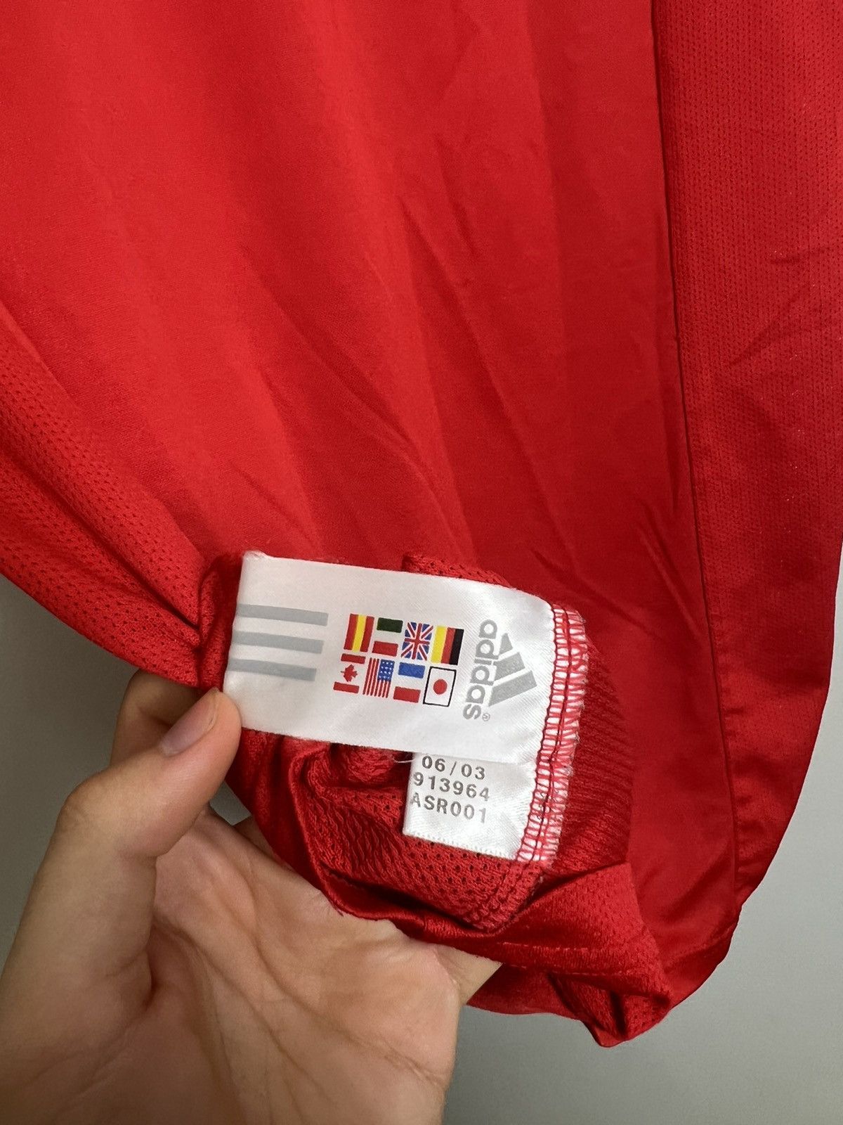 Adidas Rare Vintage 2003 Benfica Portugal Adidas Home Soccer Jersey Size US L / EU 52-54 / 3 - 5 Thumbnail