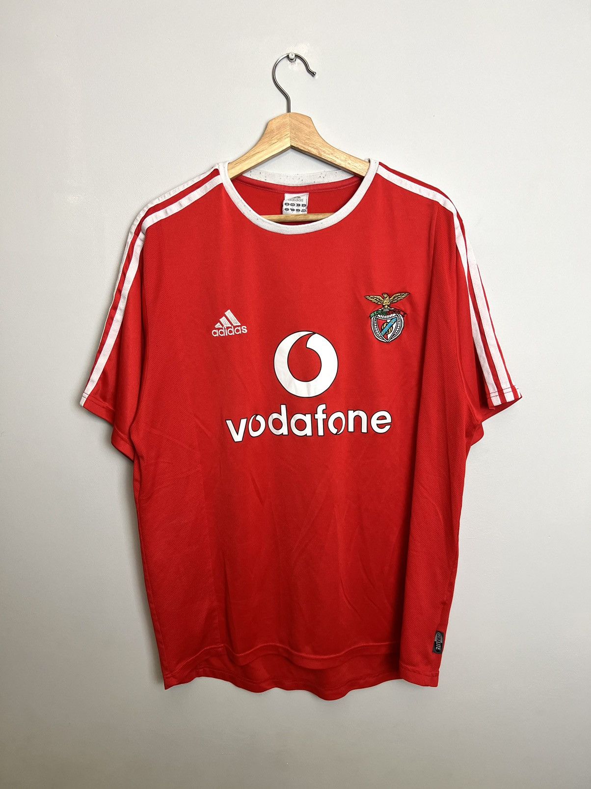 Adidas Rare Vintage 2003 Benfica Portugal Adidas Home Soccer Jersey Size US L / EU 52-54 / 3 - 1 Thumbnail