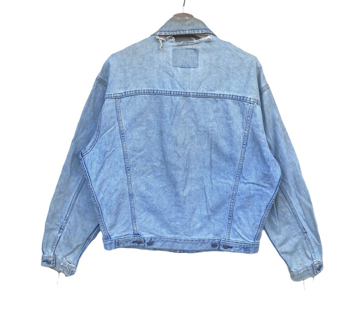Gap × Vintage Vintage Distressed Gap Denim Jacket Made in Canada Size US M / EU 48-50 / 2 - 6 Thumbnail
