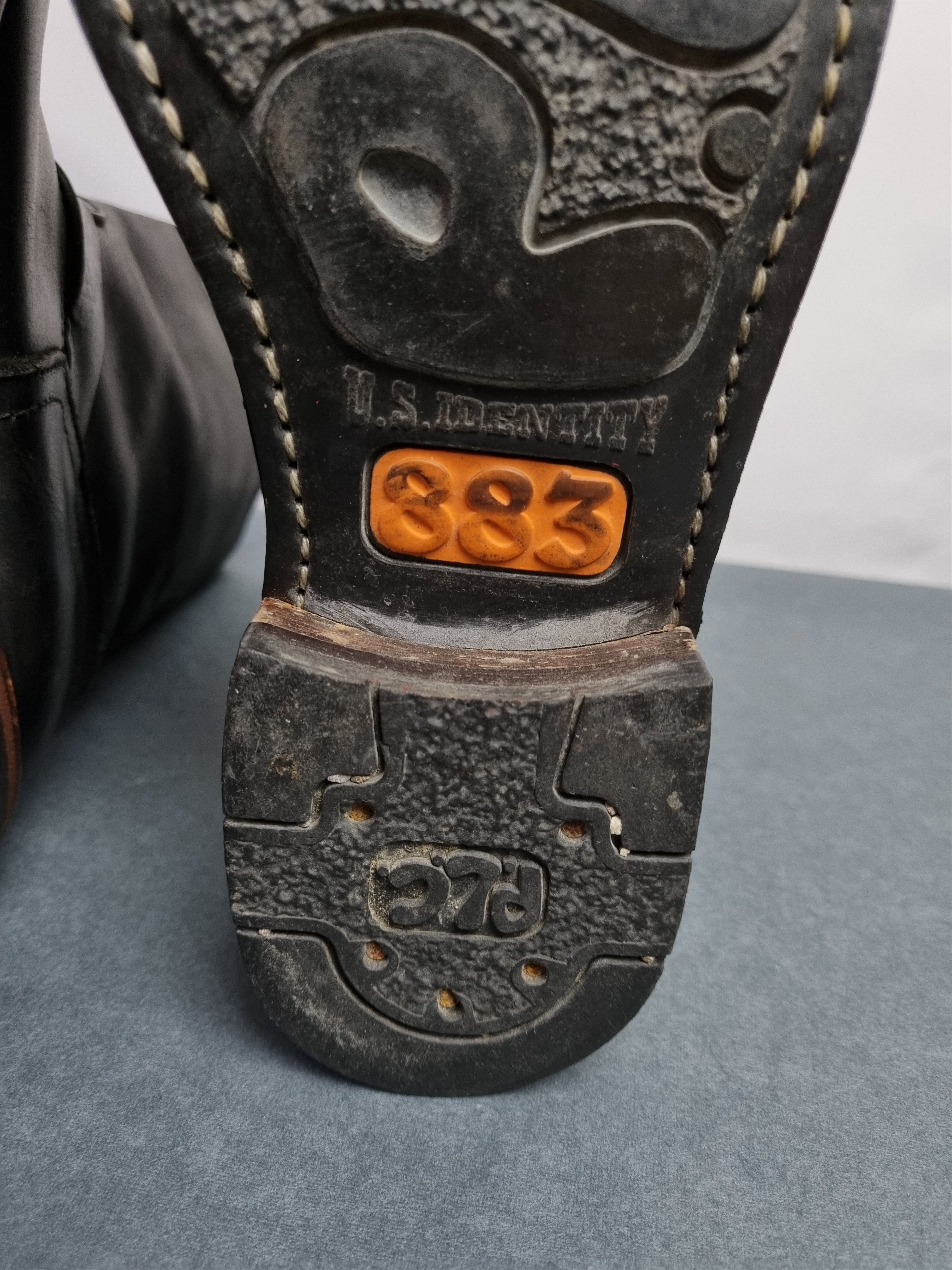 Genuine Leather × Harley Davidson POLICE 883 Biker Leather Boots Vintage BIKKEMBERGS Style Size US 7.5 / EU 40-41 - 10 Thumbnail