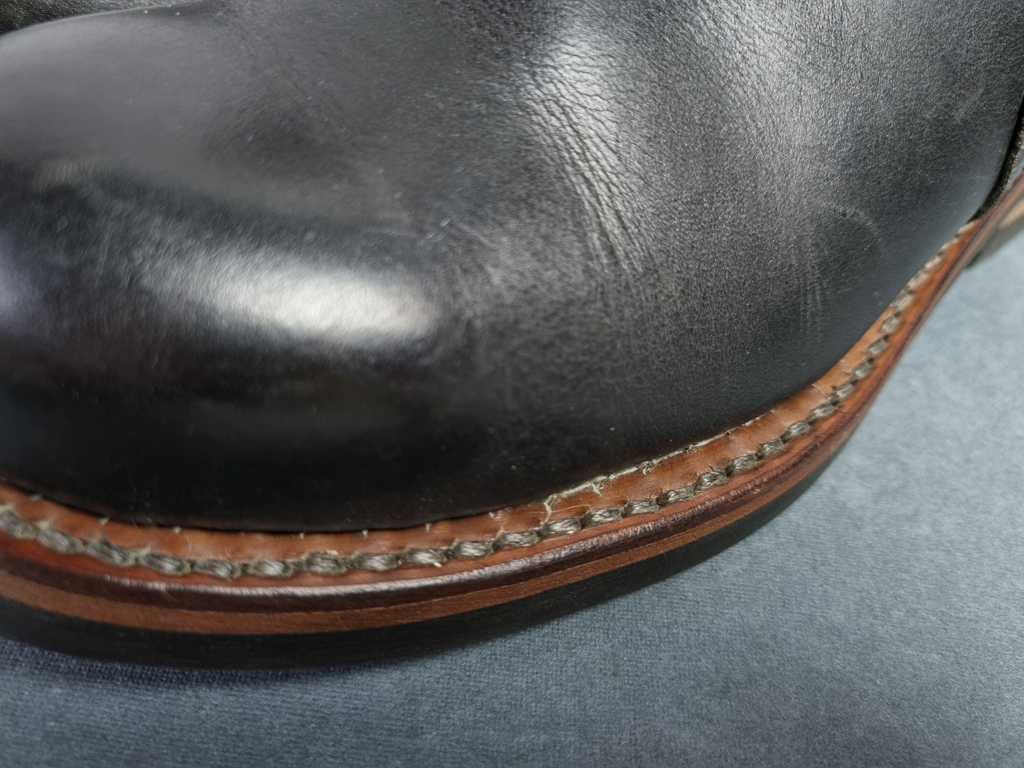 Genuine Leather × Harley Davidson POLICE 883 Biker Leather Boots Vintage BIKKEMBERGS Style Size US 7.5 / EU 40-41 - 17 Thumbnail