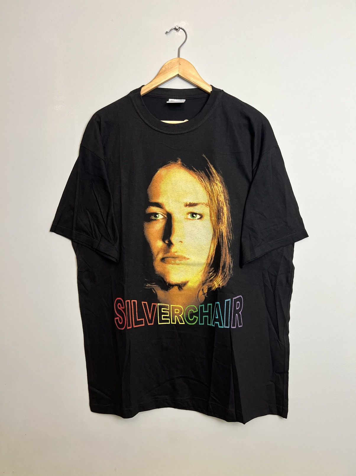 image of Rare Vintage Silverchair Alternative Grunge Band Tee 90's in Black, Men's (Size XL)