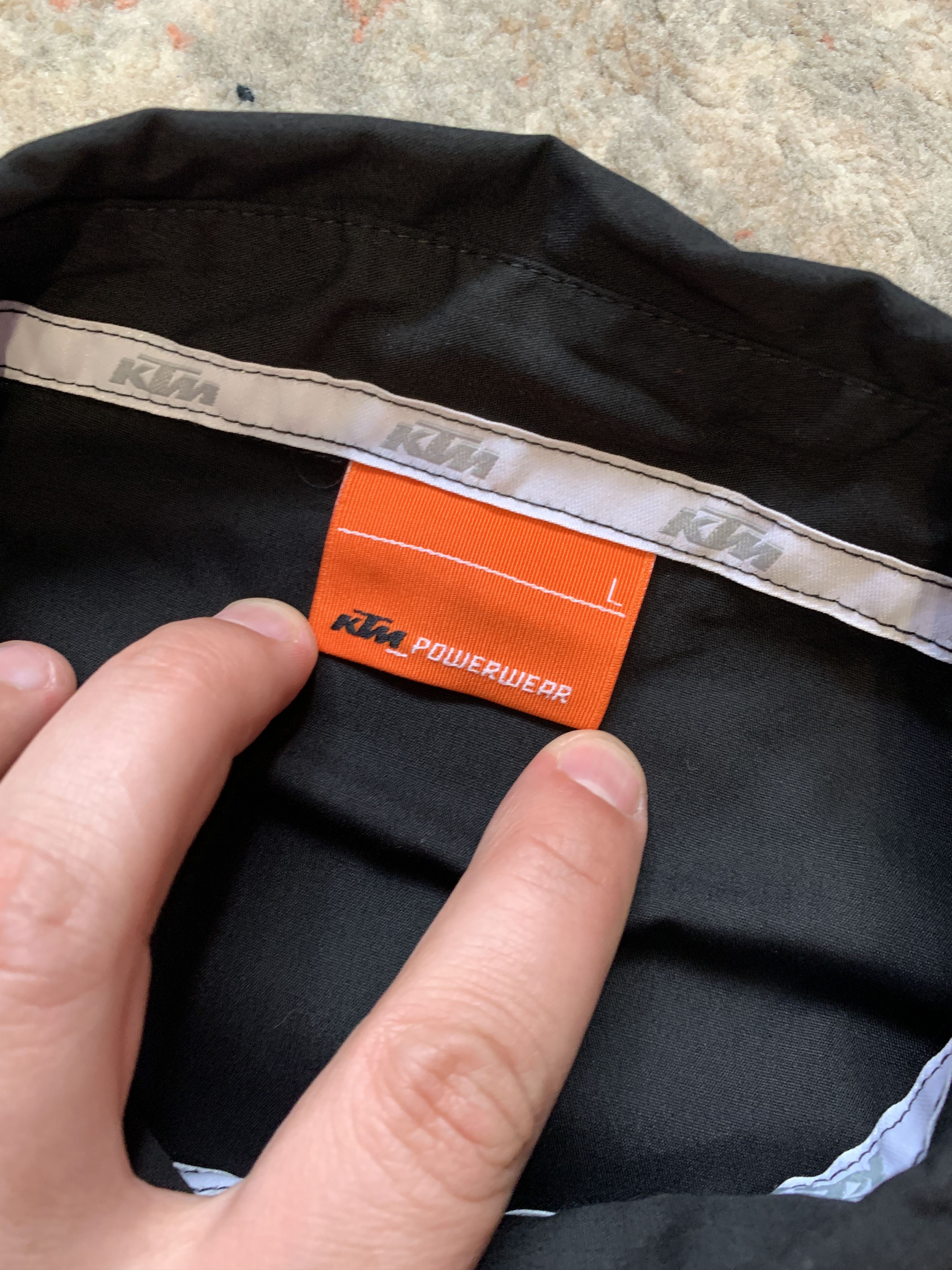 Vintage KTM Racing Shirt Size US L / EU 52-54 / 3 - 5 Thumbnail