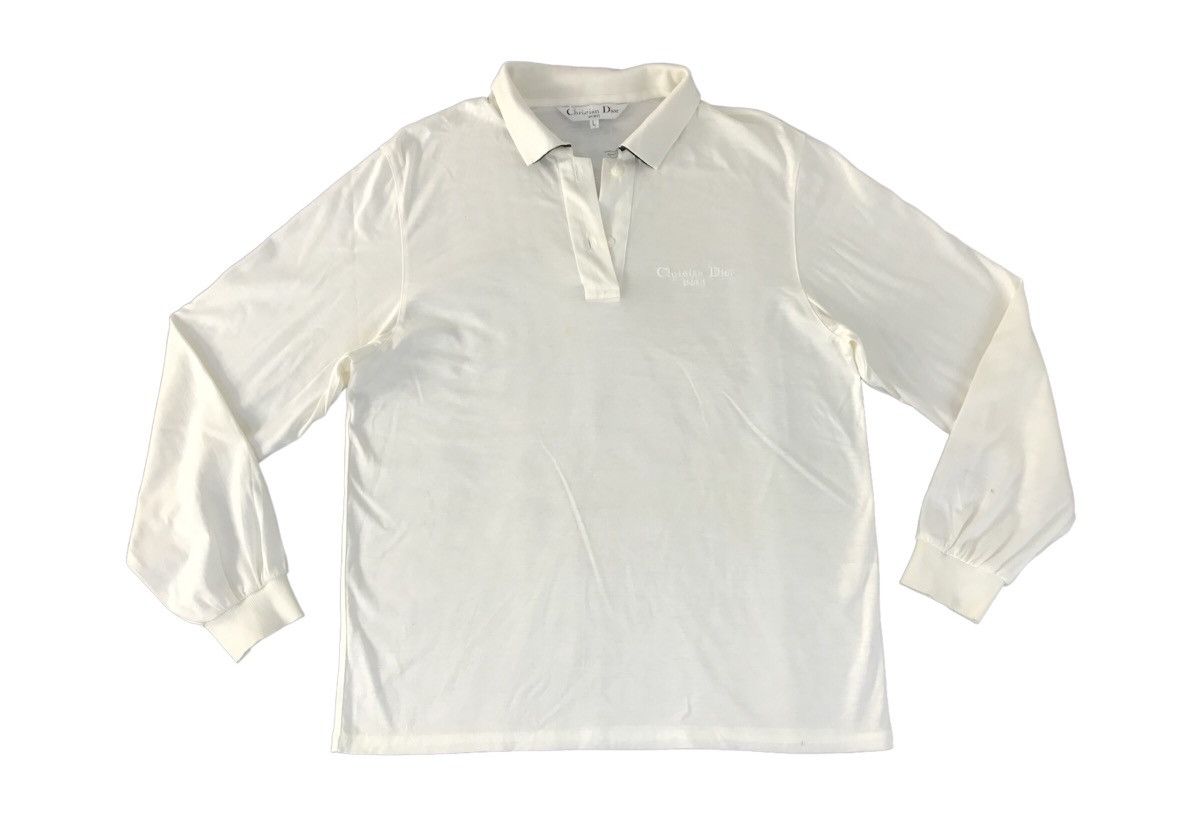 Christian Dior Monsieur Christian Dior Sport Polo Tee T-shirt Plain Design Size US M / EU 48-50 / 2 - 1 Thumbnail