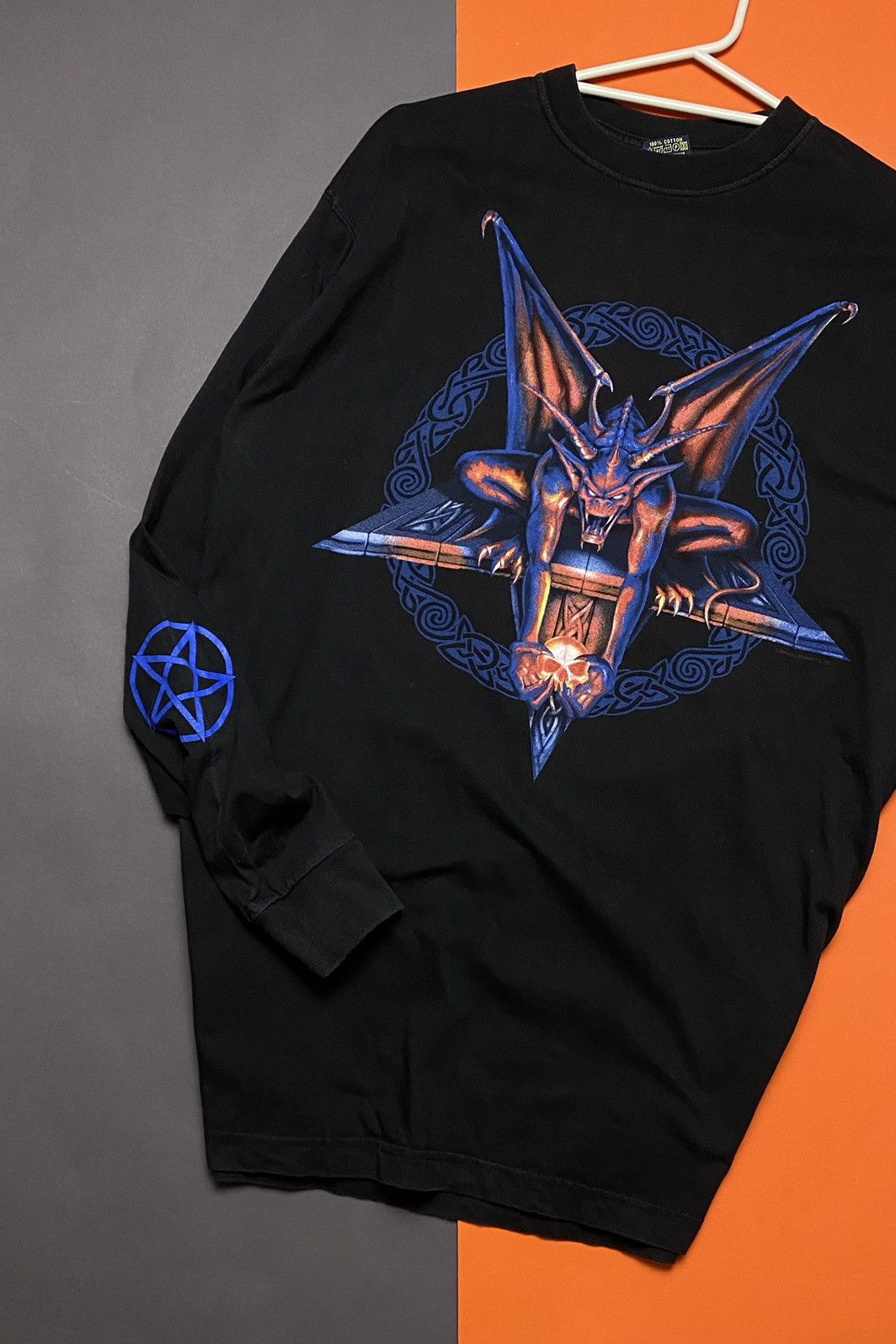 Vintage Vintage Skull Demon Spiral direct ltd Size US XL / EU 56 / 4 - 4 Thumbnail