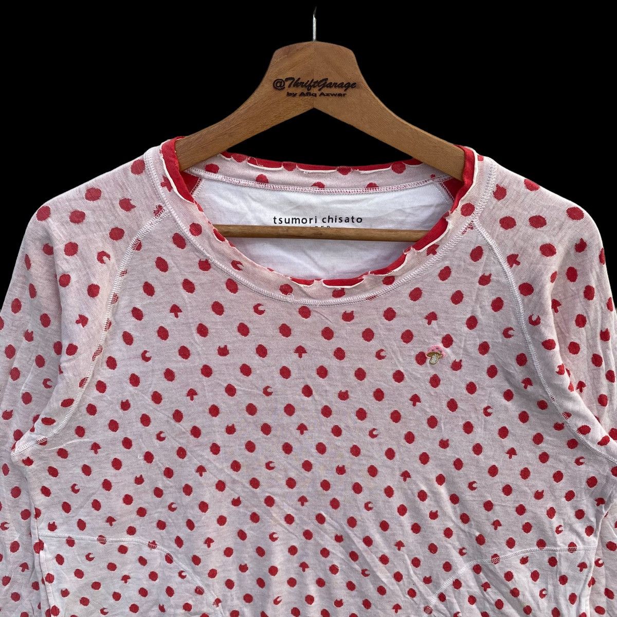 Final Home × Issey Miyake × Tsumori Chisato Distressed Tsumori Chisato Sleep by Issey Miyake Polkadot Size US L / EU 52-54 / 3 - 2 Thumbnail