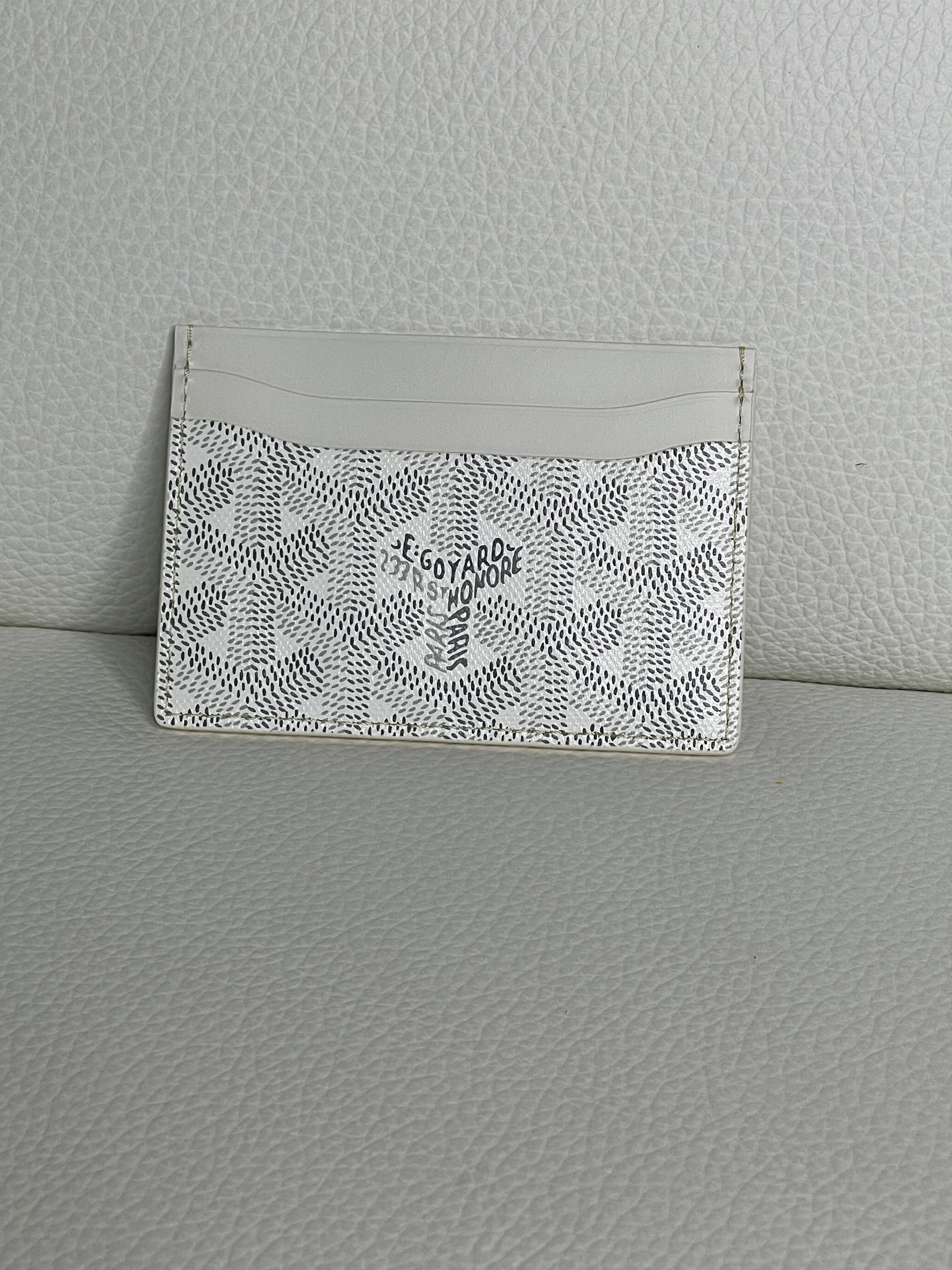 White Goyard Card Holder | Grailed